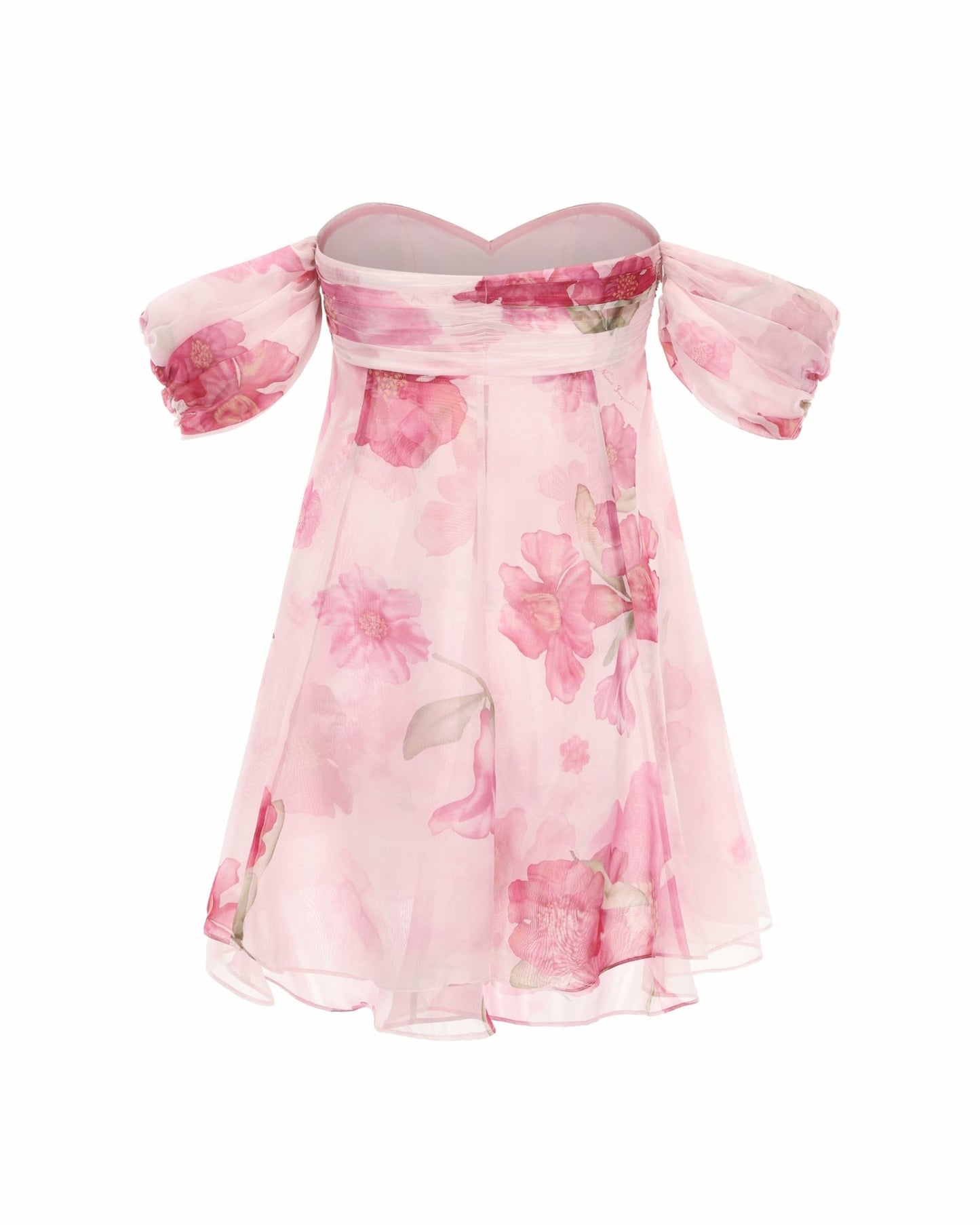 Nana Jacqueline Lilly Dress: Pink Mini Dress for Garden Party Pink