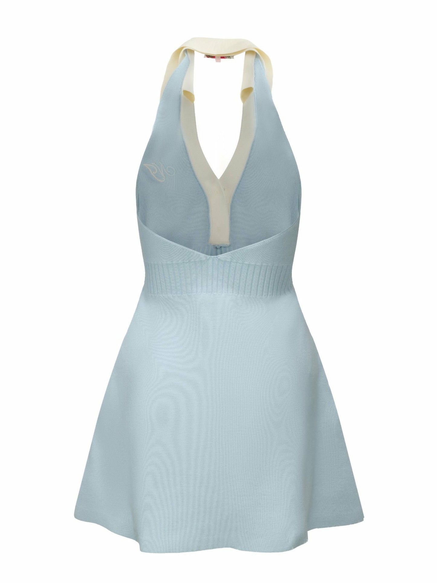 Nana Jacqueline Samantha Knit Dress: Blue Mini Dress for Country Club Brunch Blue