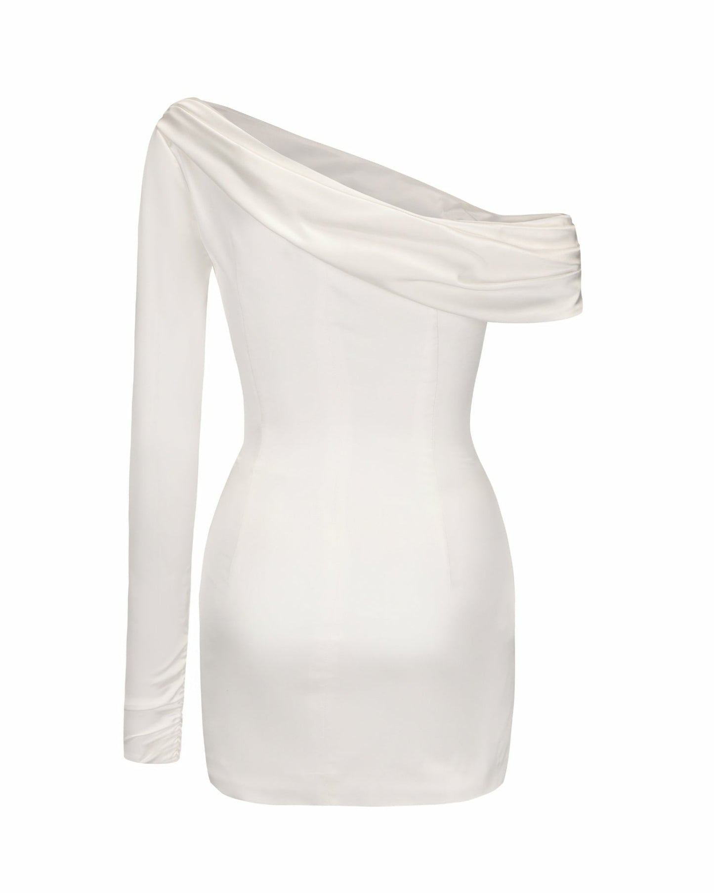 Nana Jacqueline Marlene Dress: White Mini Dress for Bridal Shower White