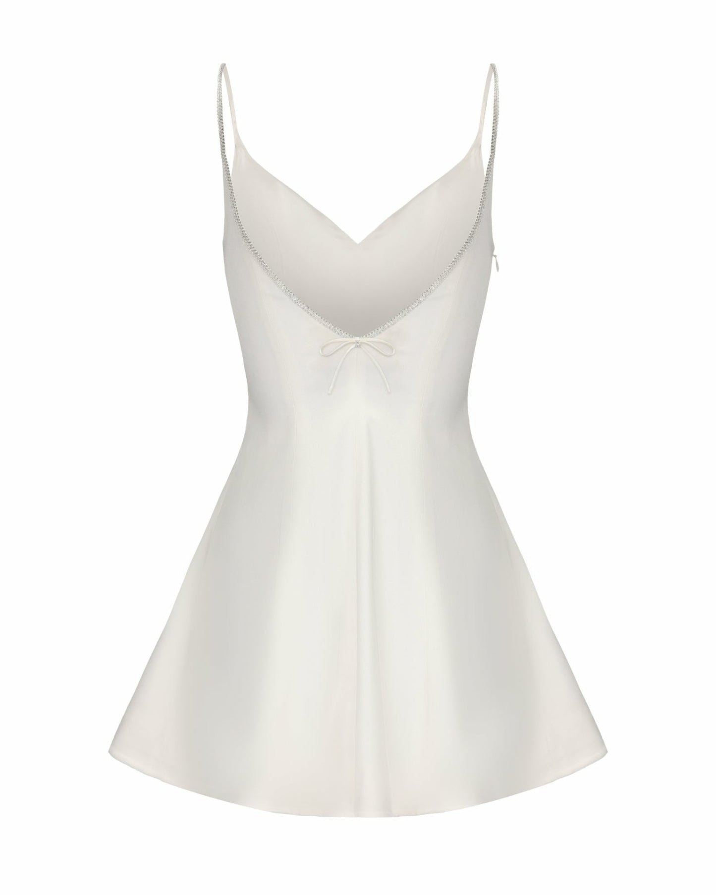 Nana Jacqueline Julisa Dress: White Mini Dress for Bridal Shower White