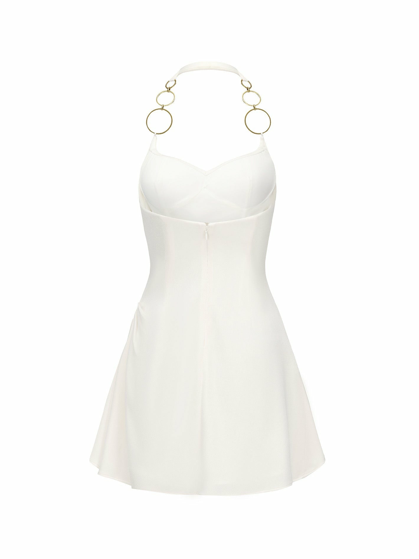 Nana Jacqueline Amira Dress: White Mini Dress for Bridal Shower White