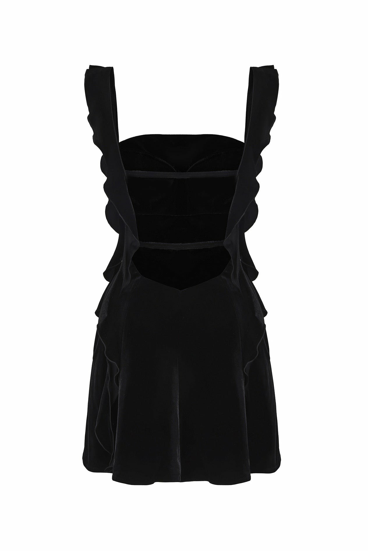 Nana Jacqueline Karina Dress: Black Mini Dress for Cocktail Party Black