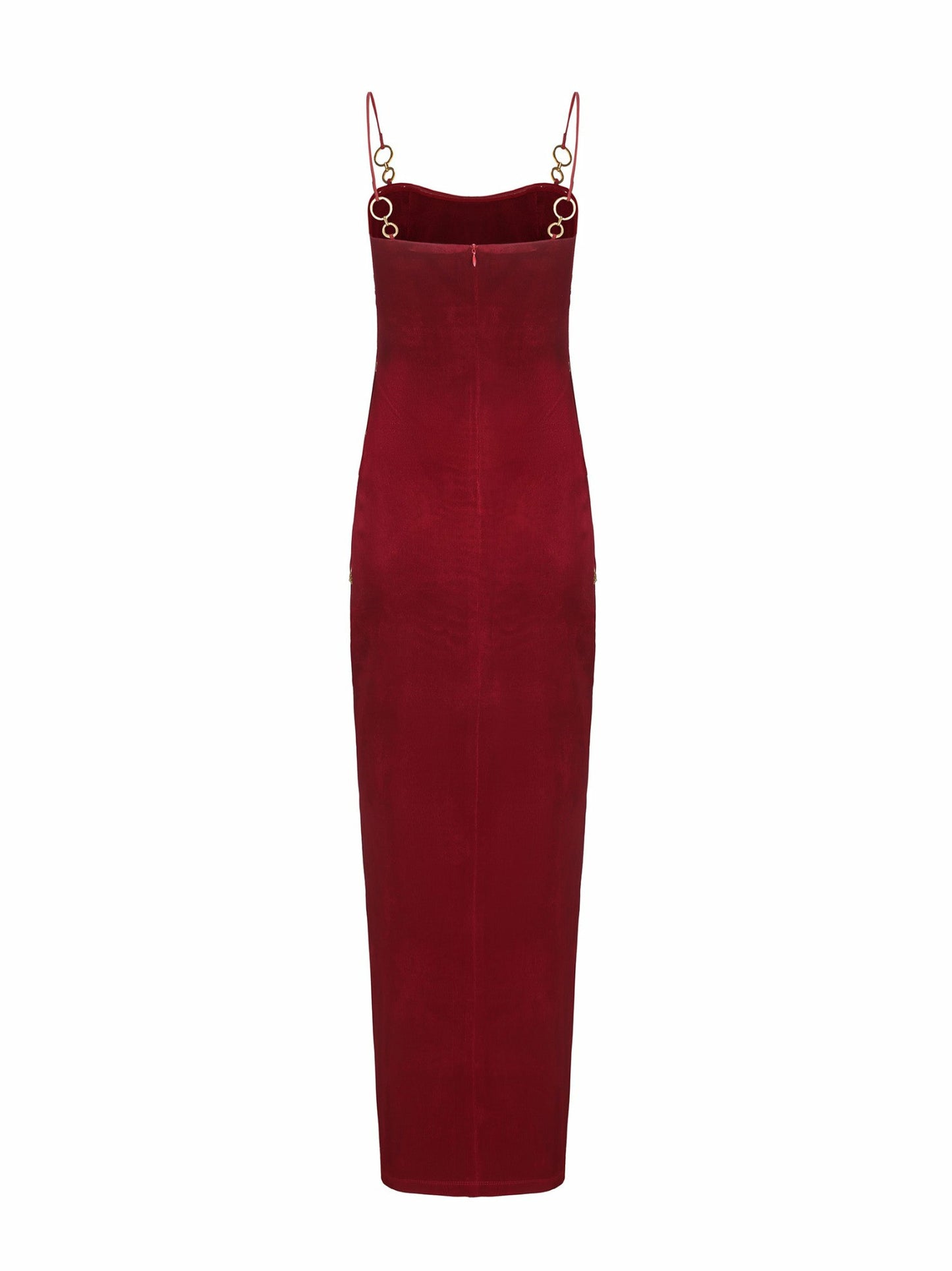 Nana Jacqueline Adeline Dress: Red Maxi Dress for Date Night Red