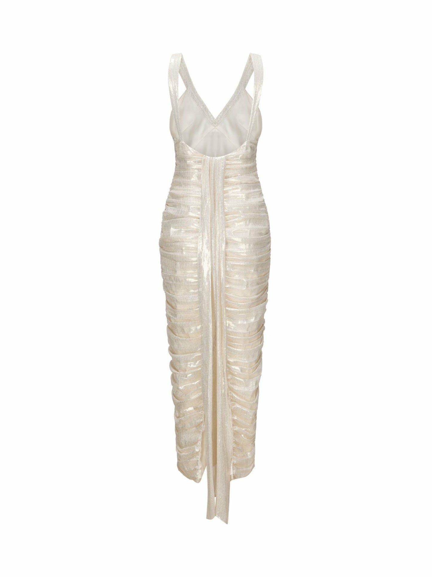 Nana Jacqueline Adele Diamond Dress: Gold Midi Dress for Cocktail Party Gold