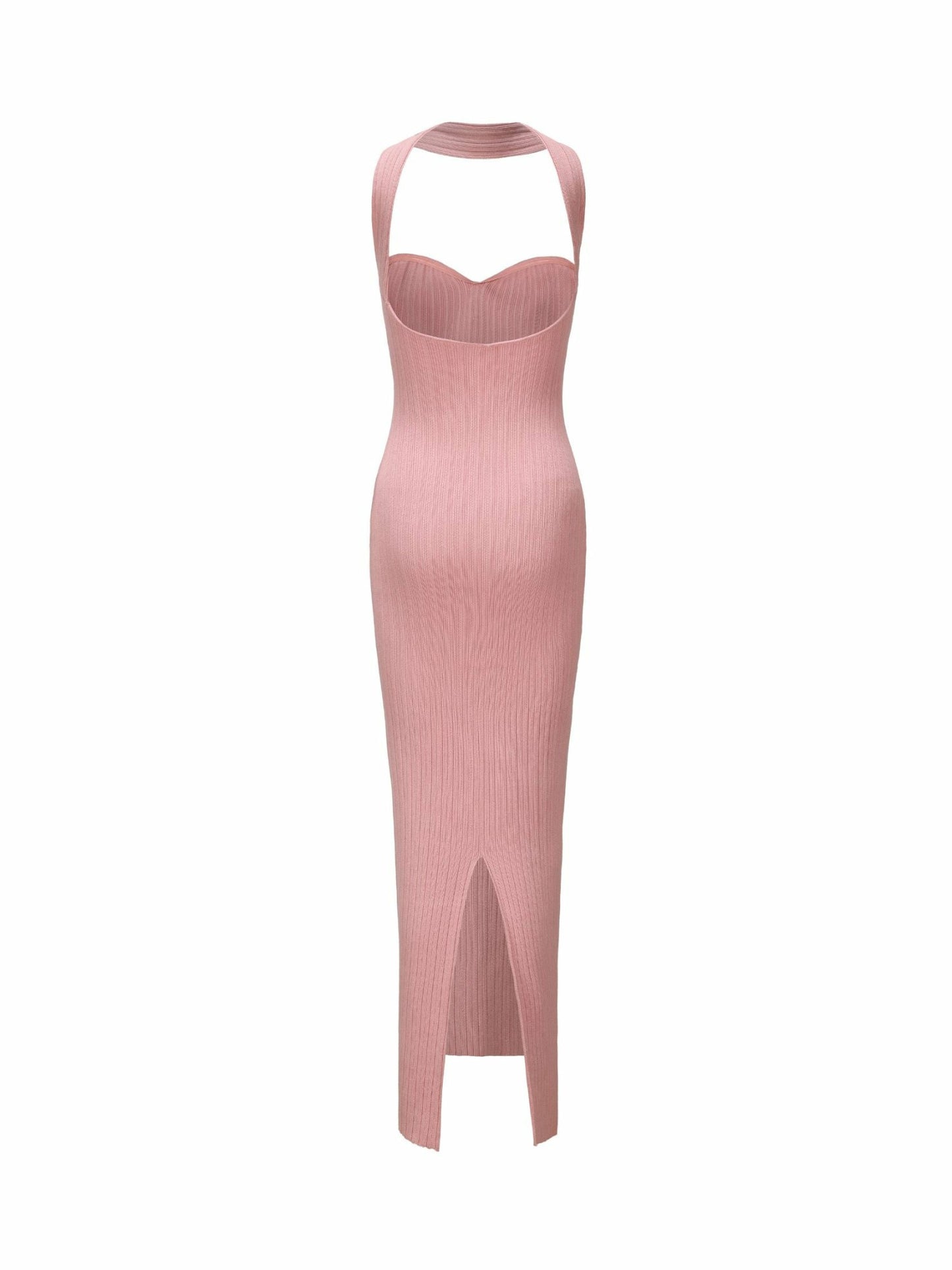 Nana Jacqueline Estelle Knit Dress: Pink Maxi Dress for Date Night Pink