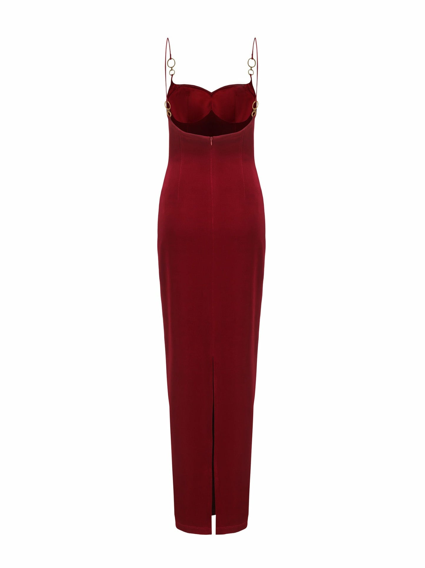 Nana Jacqueline Gigi Dress: Red Maxi Dress for Formal Wedding Guest Red