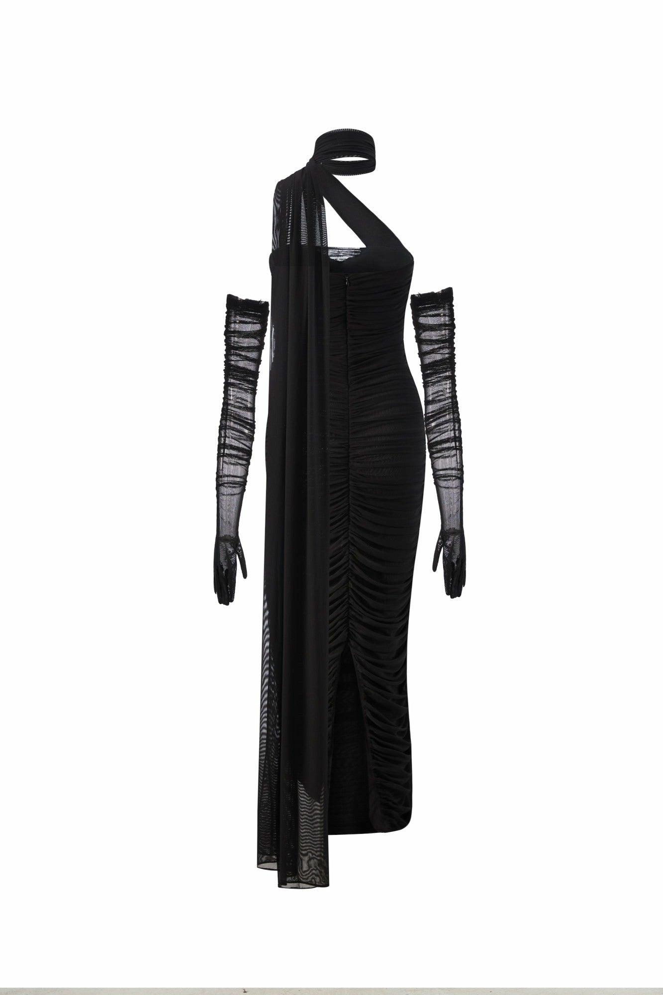 Nana Jacqueline Gia Dress: Black Maxi Dress for Formal Wedding Guest Black
