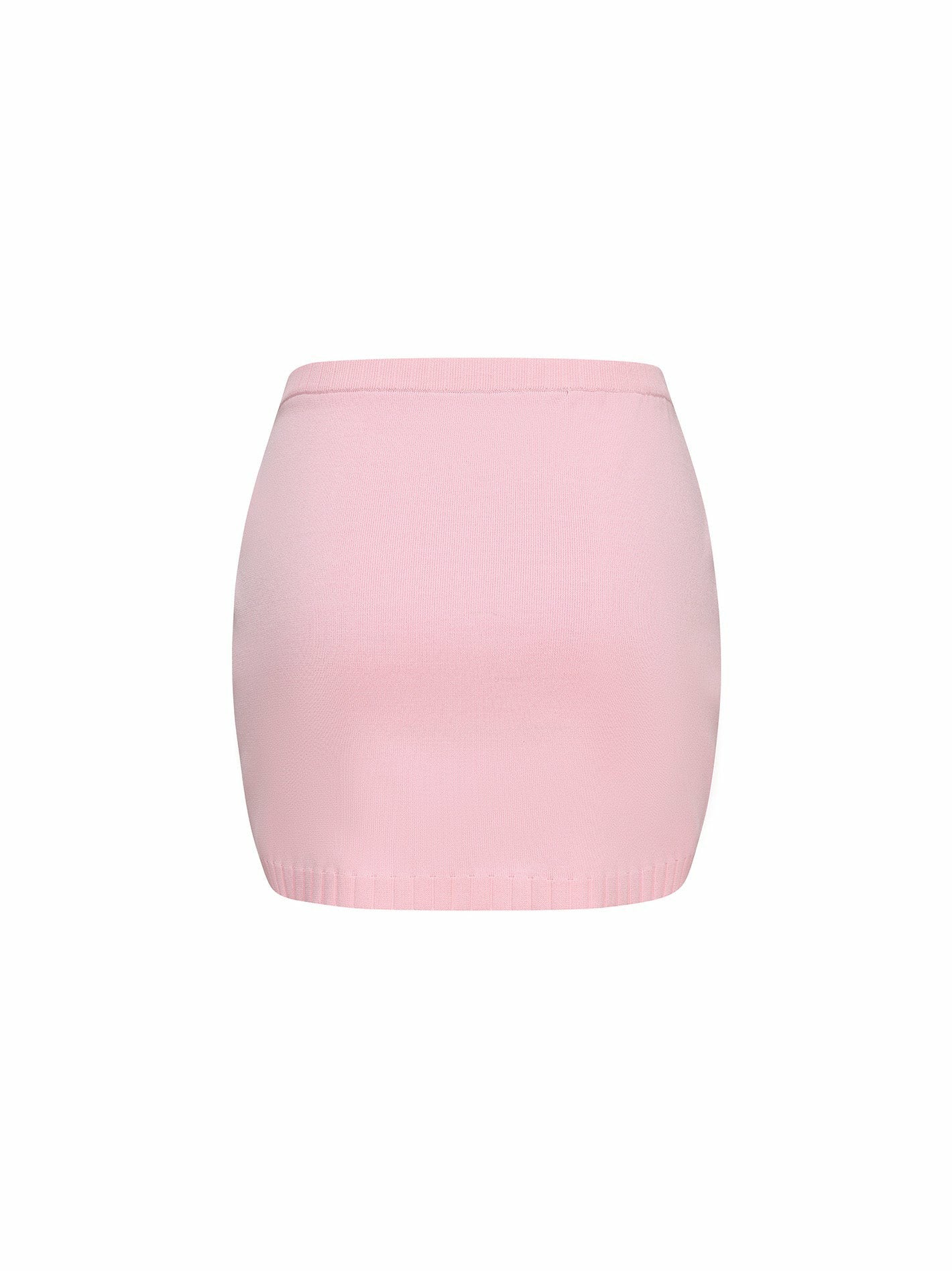 Nana Jacqueline Kennedy Knit Skirt: Pink Mini Skirt for Birthday Celebration Pink