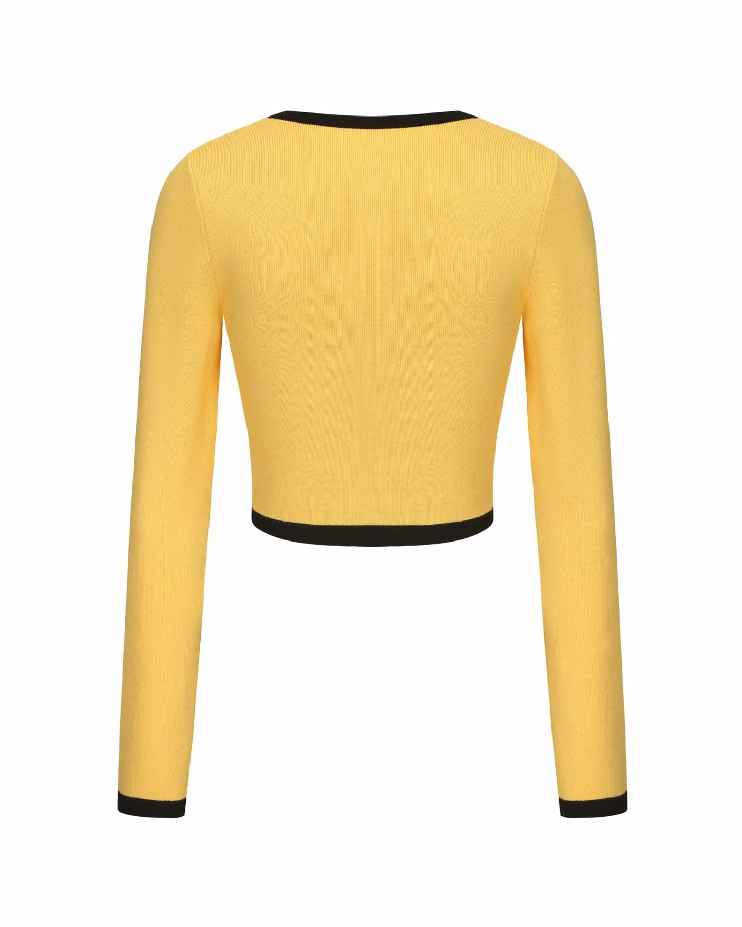 Nana Jacqueline Eliza Knit Cardigan: Yellow Cardigan for Brunch Yellow