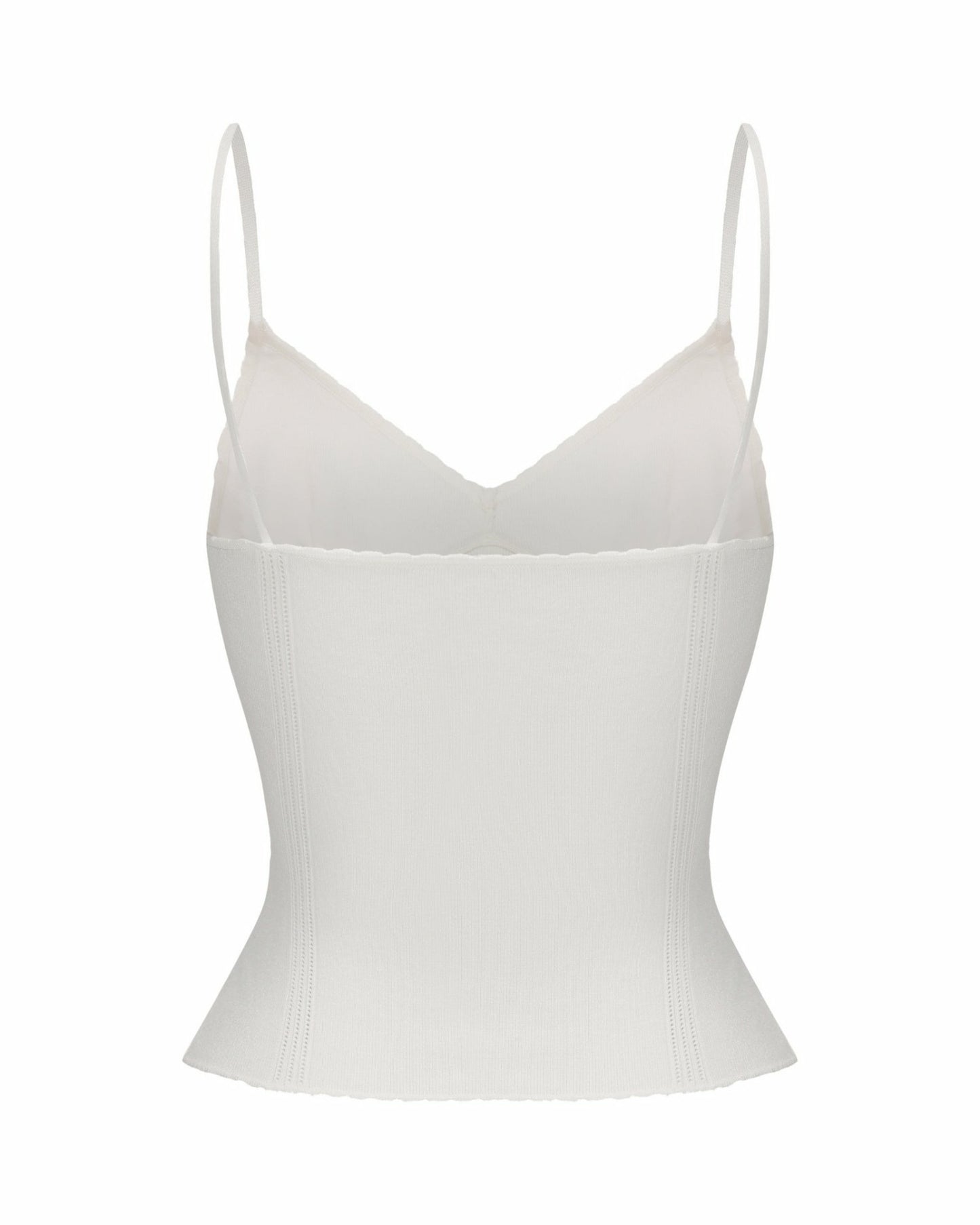 Nana Jacqueline Carrie Top: White Knit Top for Brunch White