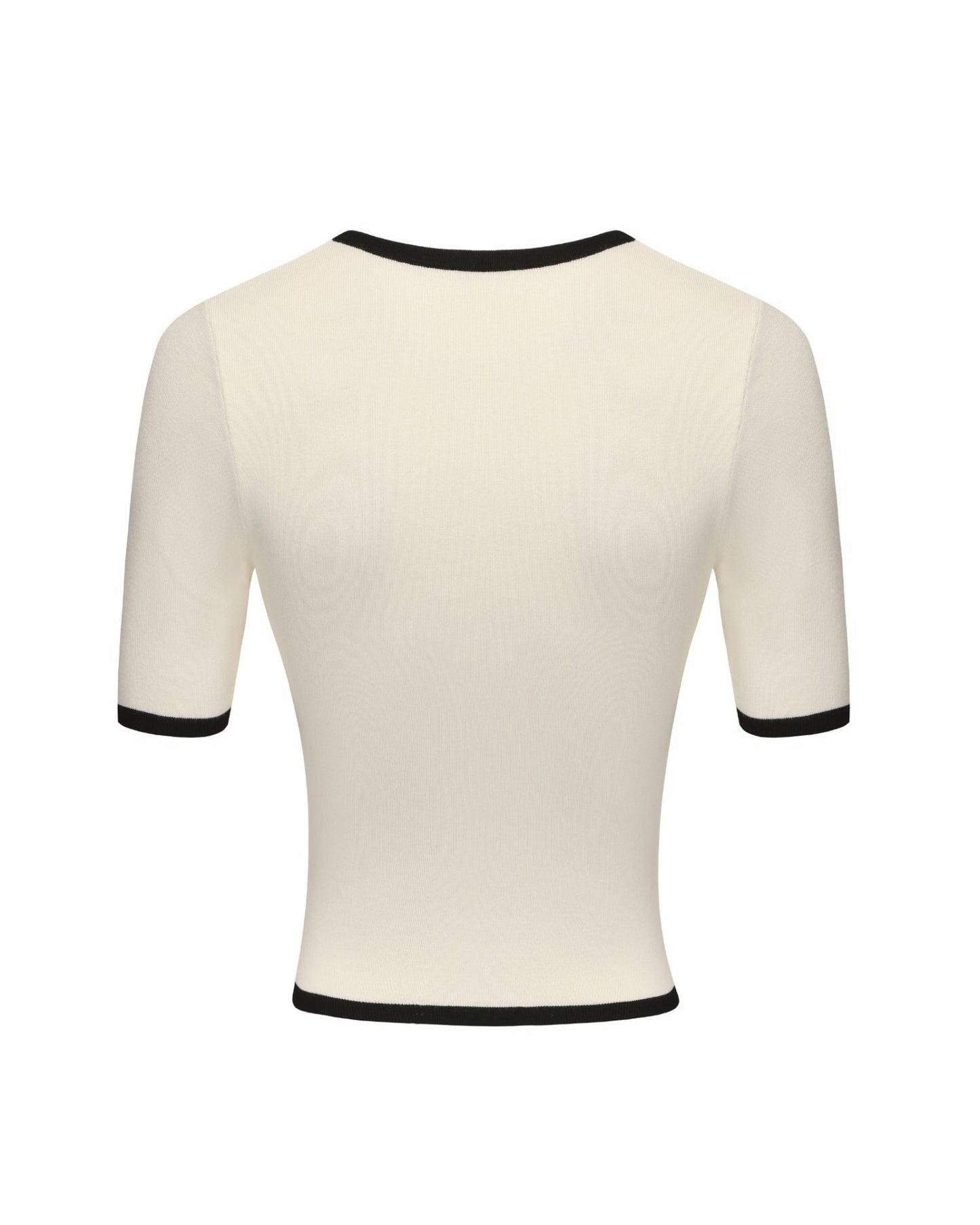 Nana Jacqueline Luna Top: White Knit Top for Country Club Brunch White