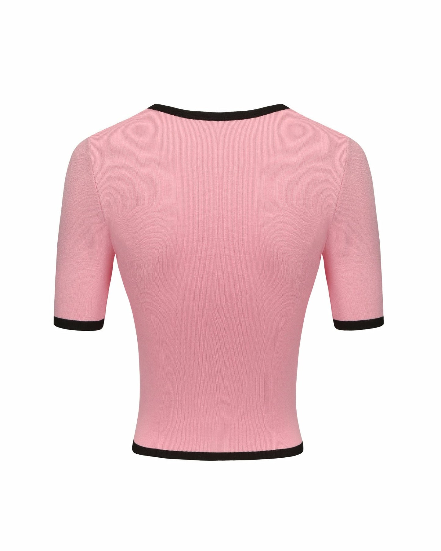 Nana Jacqueline Luna Top: Pink Knit Top for Brunch Pink