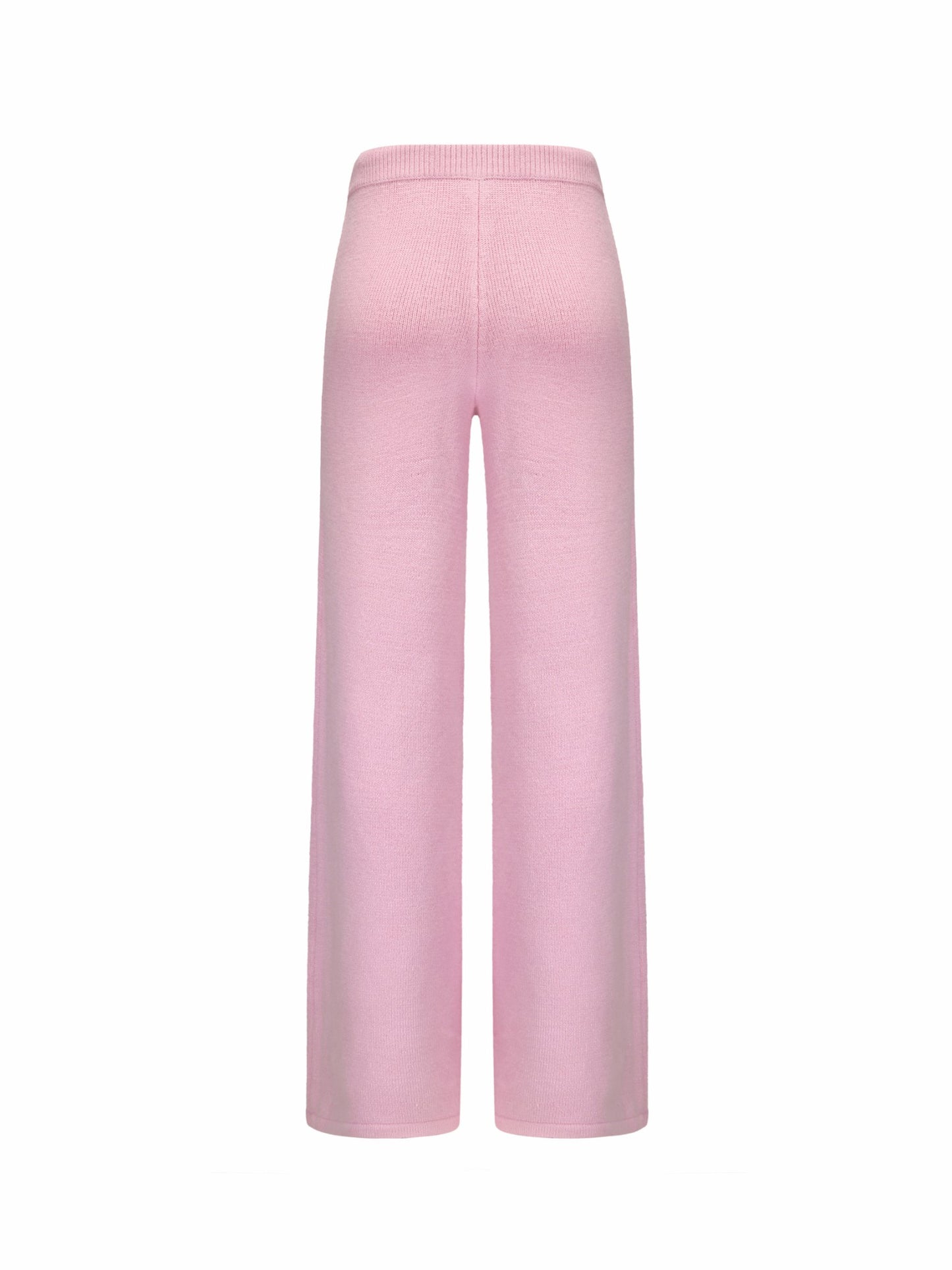 Nana Jacqueline Addison Pants: Pink Knit Pants for Resort Brunch Pink