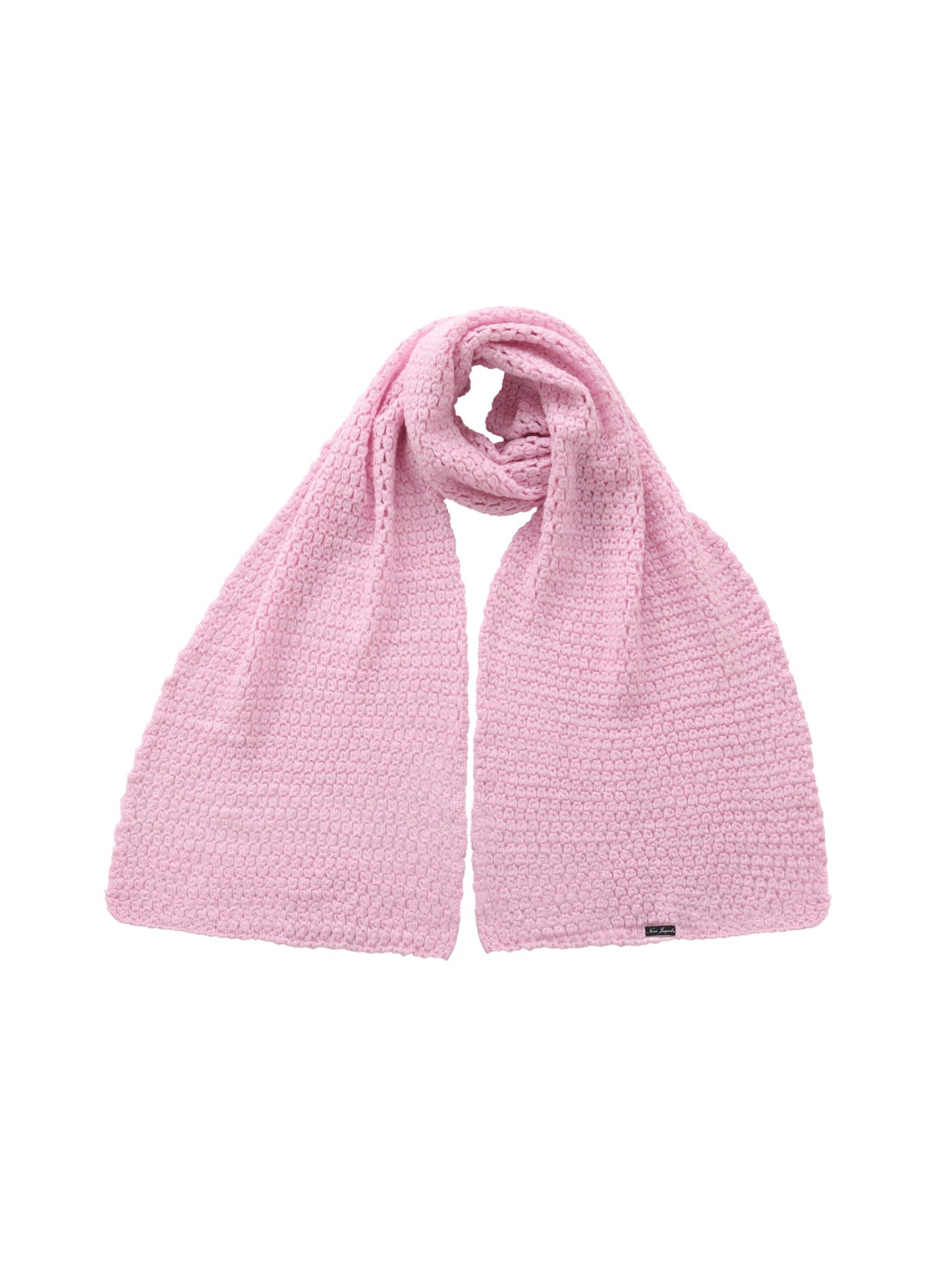 Nana Jacqueline Alexis Cardigan + Scarf Set: Pink Knit Set for Resort Brunch Pink
