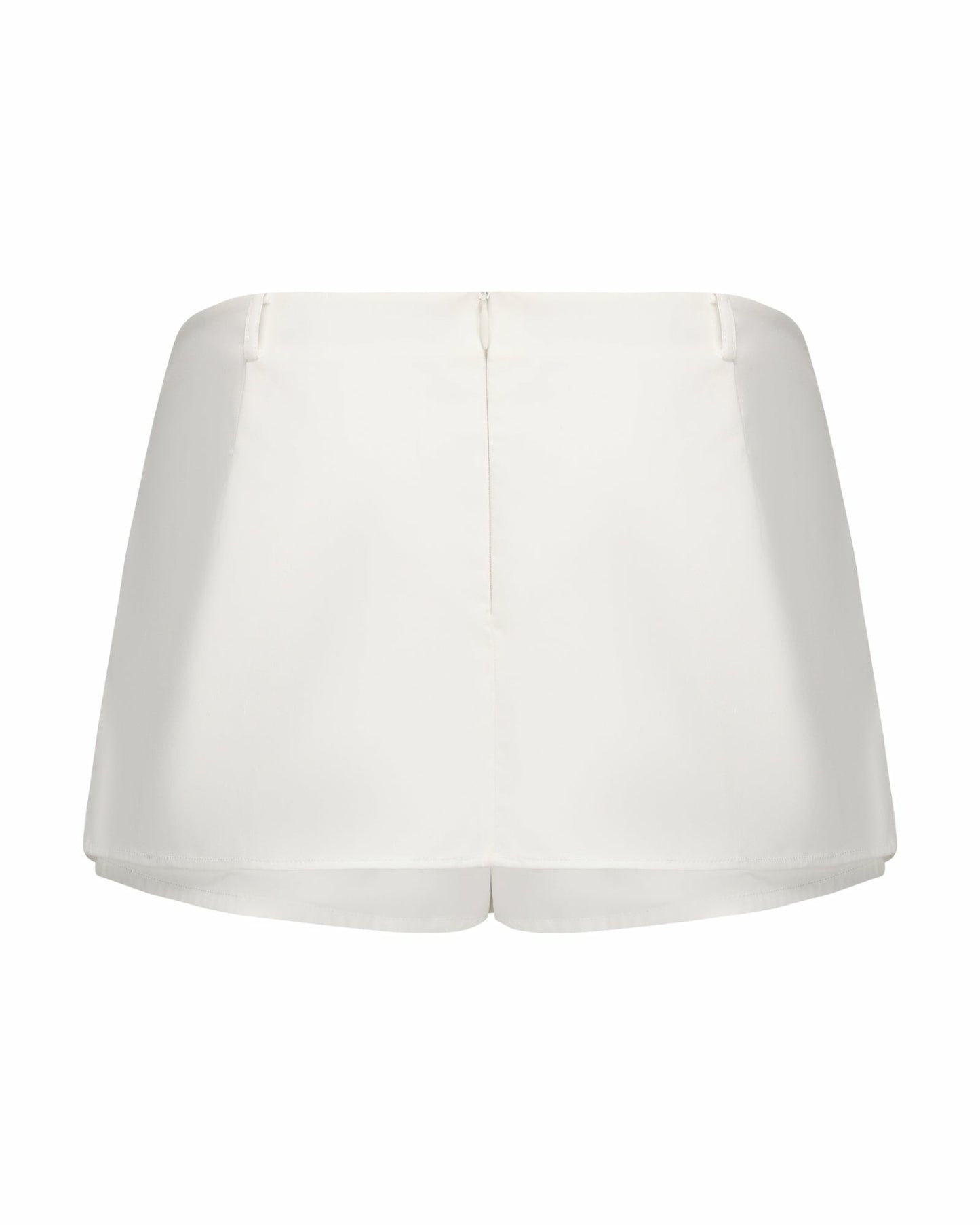 Nana Jacqueline Bridget Skirt: White Mini Skirt for Country Club Brunch White