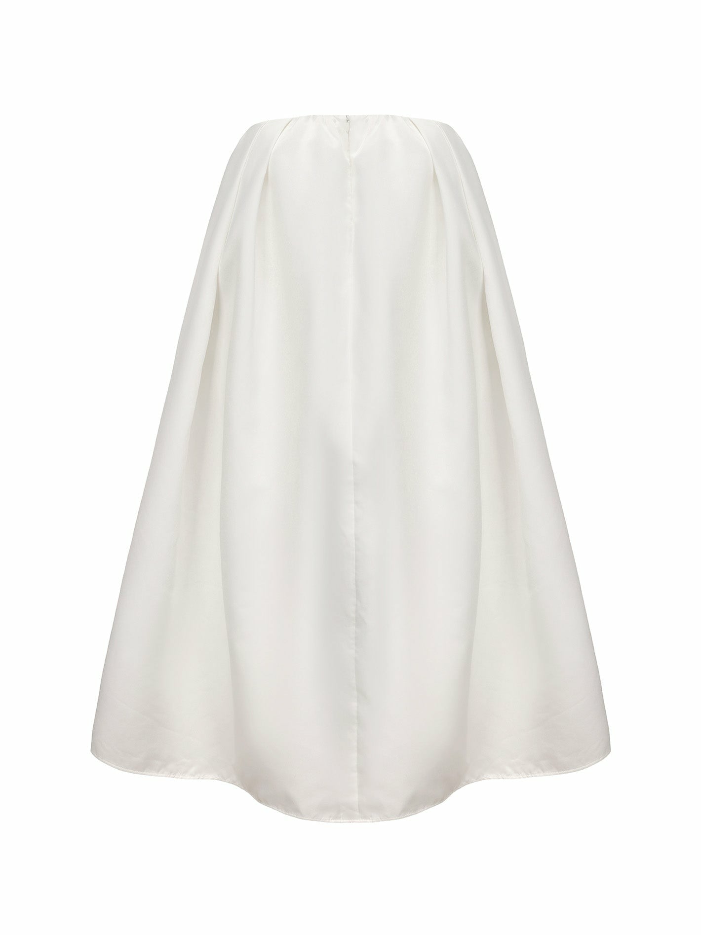 Nana Jacqueline Sadie Skirt: White Midi Skirt for Bridal Shower White
