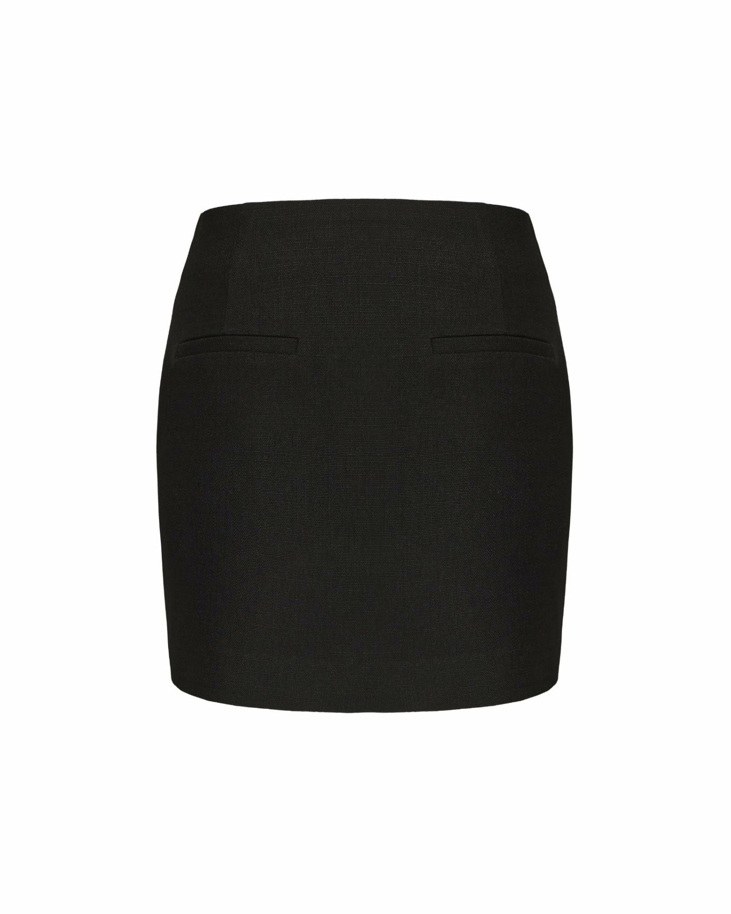 Nana Jacqueline Vanessa Skirt: Black Mini Skirt for Date Night Black