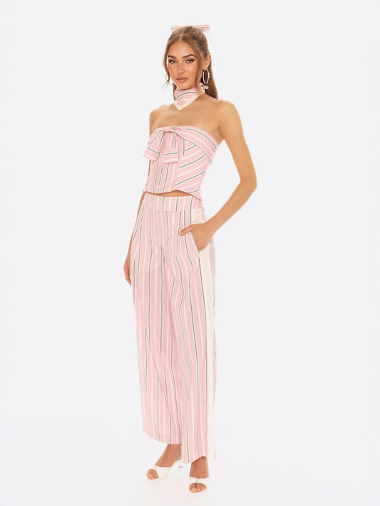 Nana Jacqueline Amber Pants: Pink Pants for Resort Brunch Pink