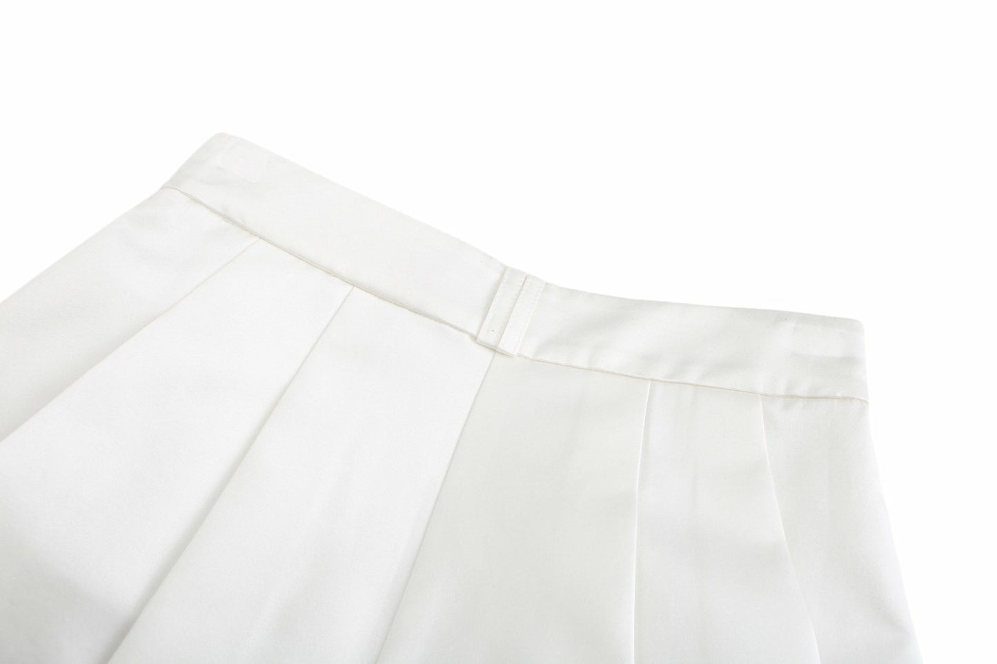 Nana Jacqueline White Milan Shorts: White Shorts for Resort Brunch White