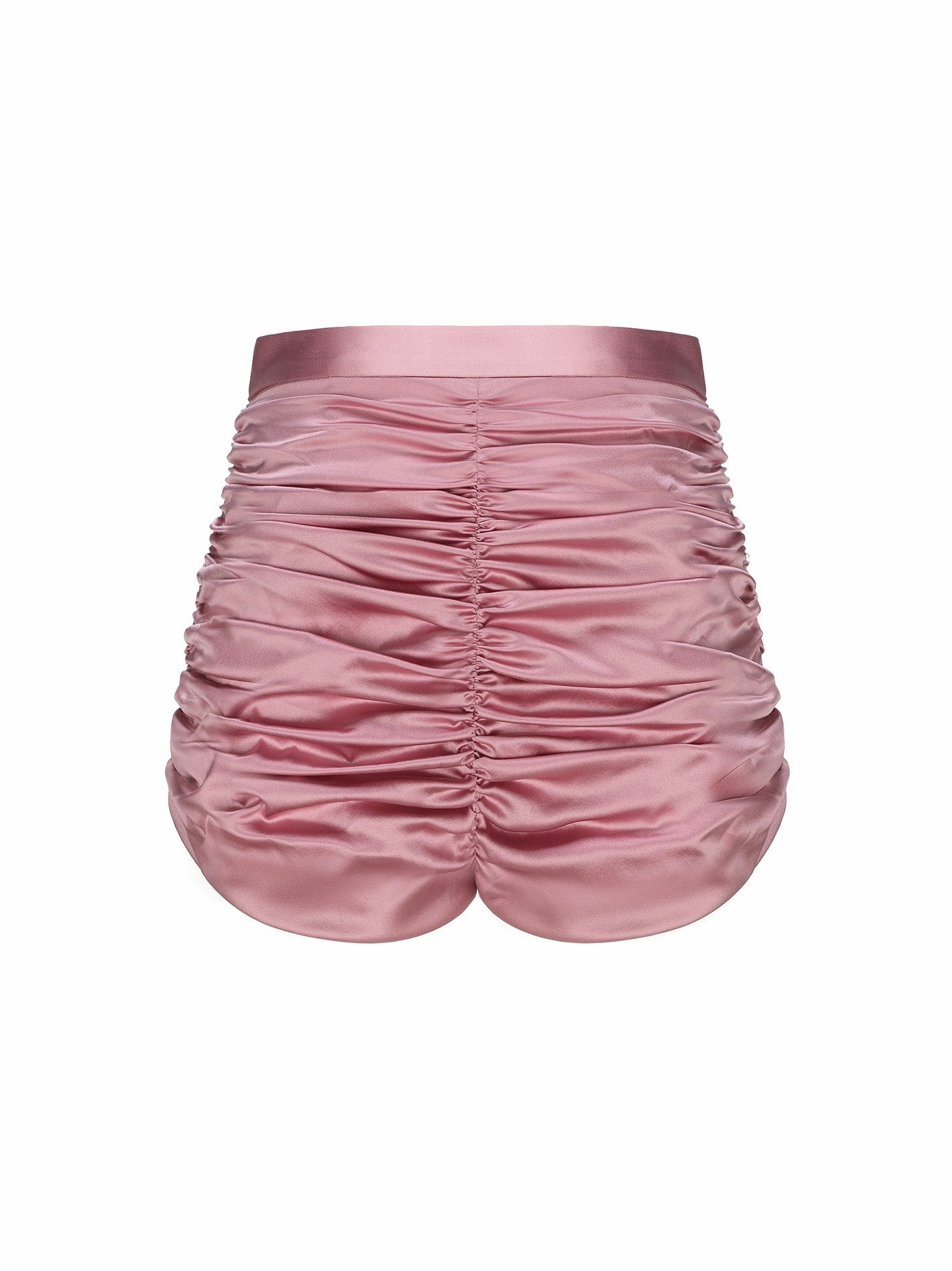 Nana Jacqueline Emilia Shorts: Pink Satin Shorts for Bachelorette Party Pink/Purple