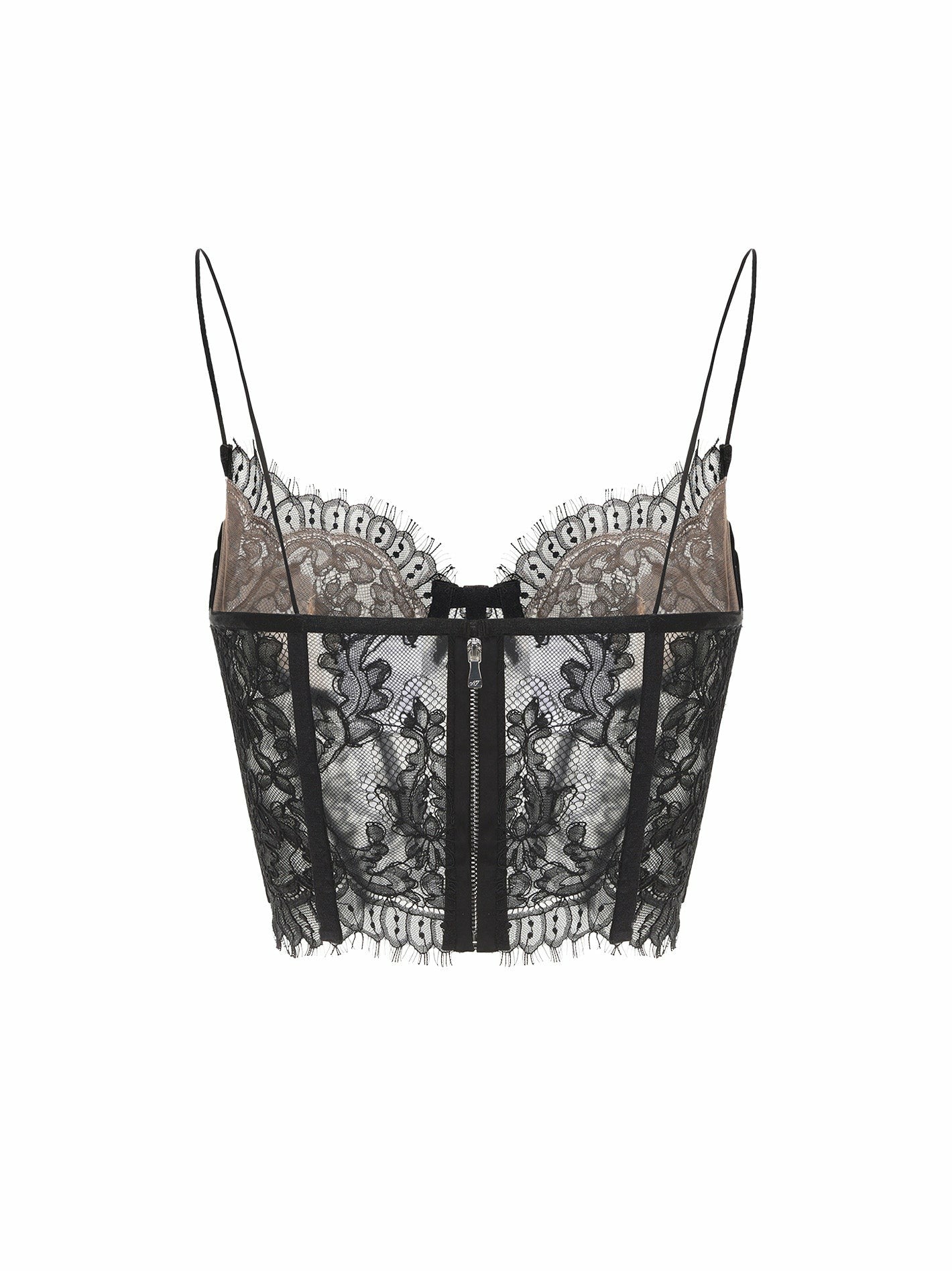 Nana Jacqueline Audrina Lace Top: Black Lace Top for Date Night Black