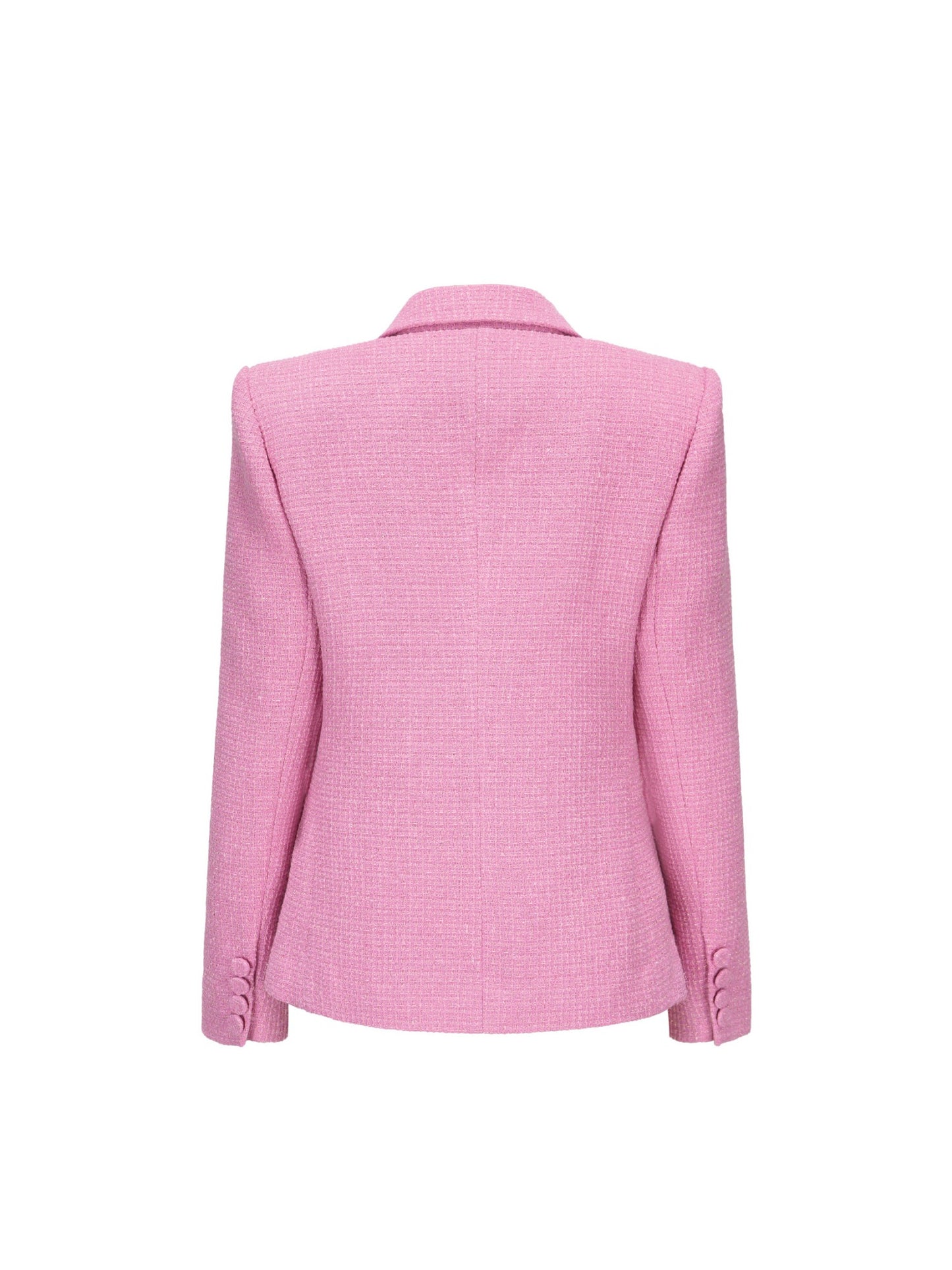Nana Jacqueline Maya Lapel Suit Jacket: Pink Suit Jacket for Brunch Pink