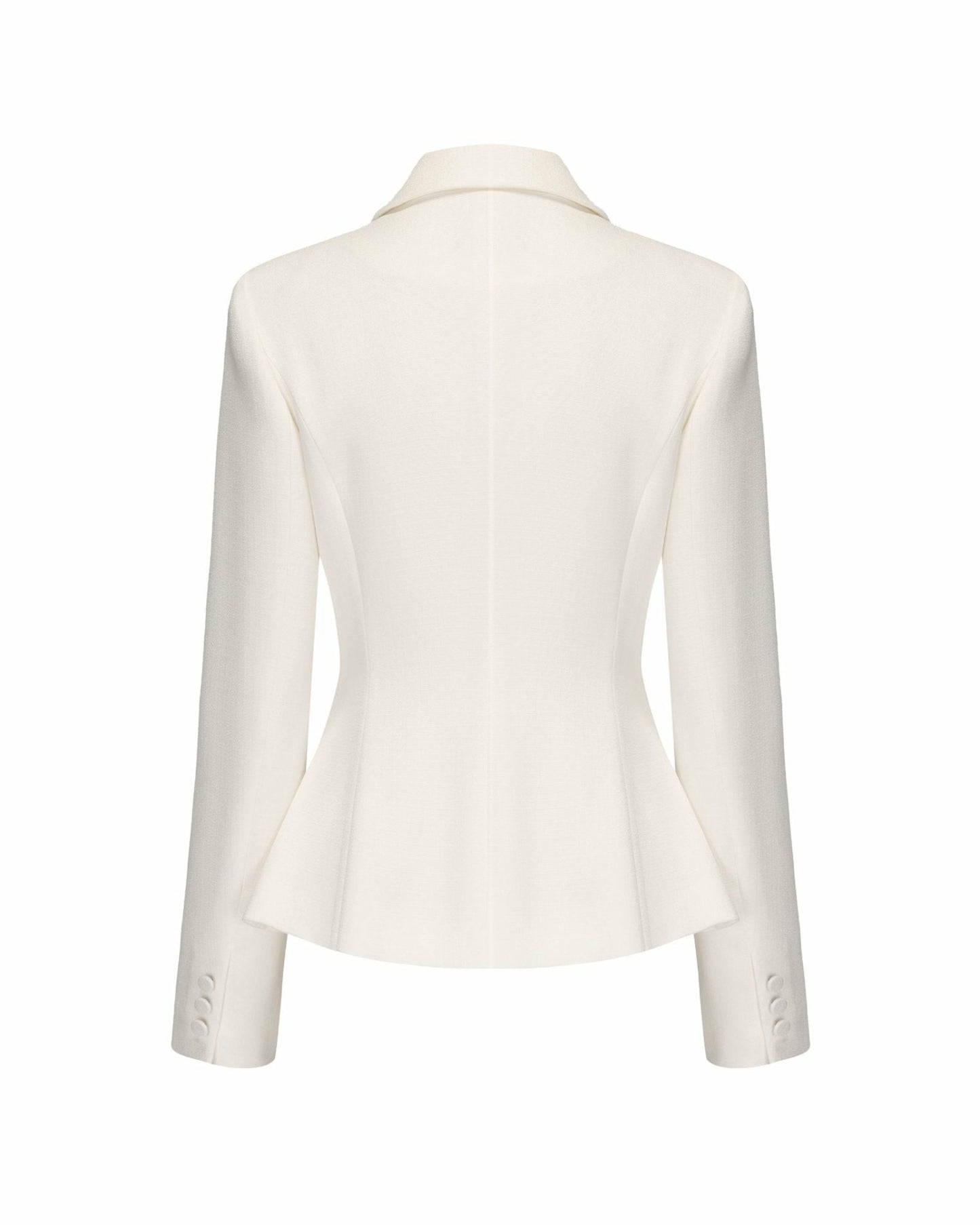 Nana Jacqueline Vanessa Blazer: White Blazer for Rehearsal Dinner White