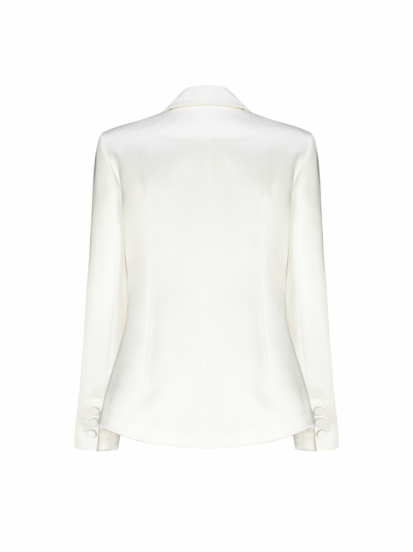 Nana Jacqueline Cassandra Blazer: White Blazer for Rehearsal Dinner White