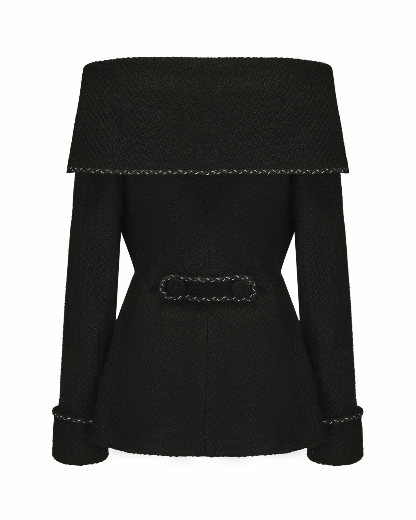 Nana Jacqueline Amor Jacket: Black Jacket for Cocktail Party Black