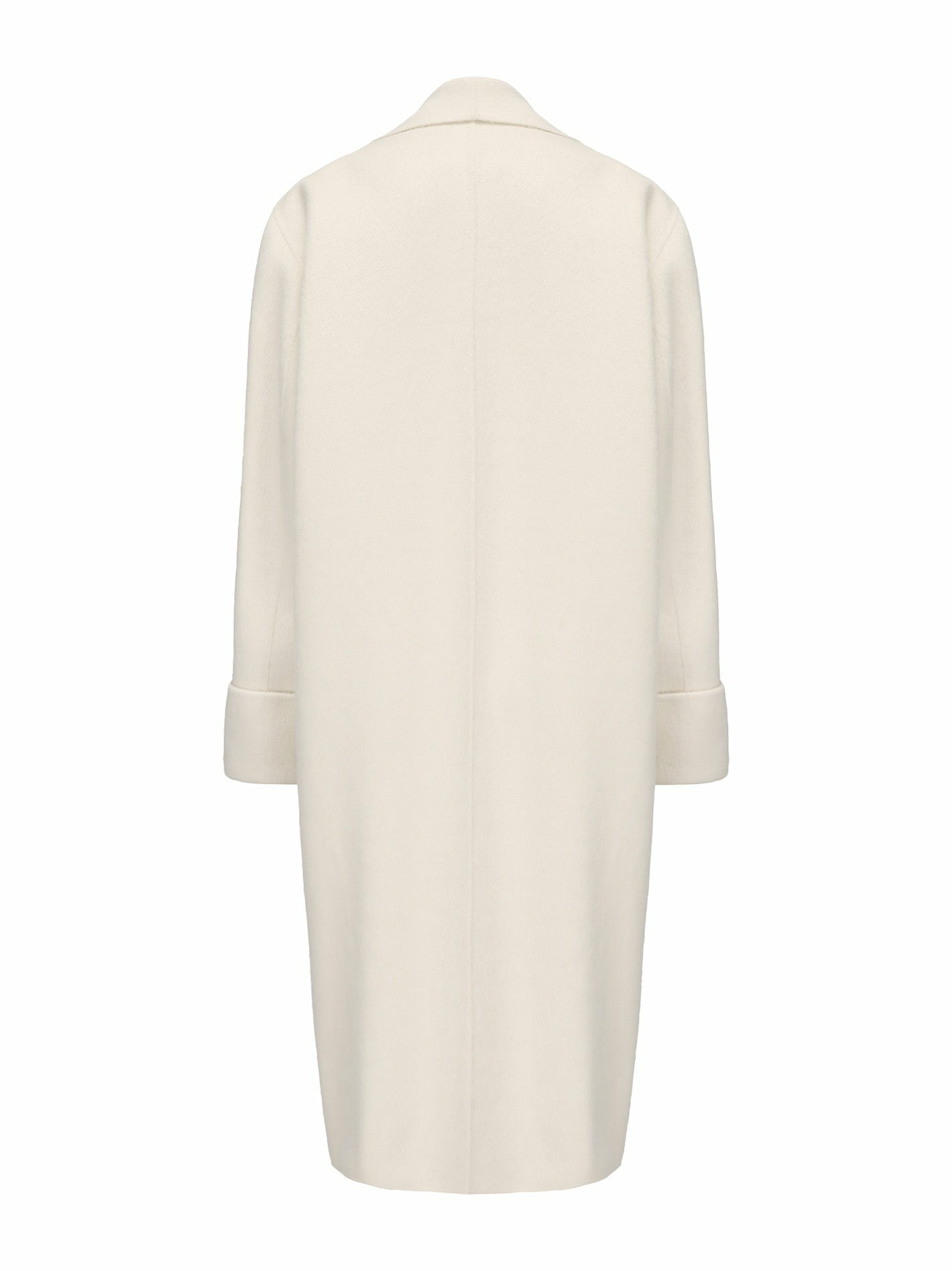 Nana Jacqueline Audrina Coat: White Coat for Winter Wedding Guest White