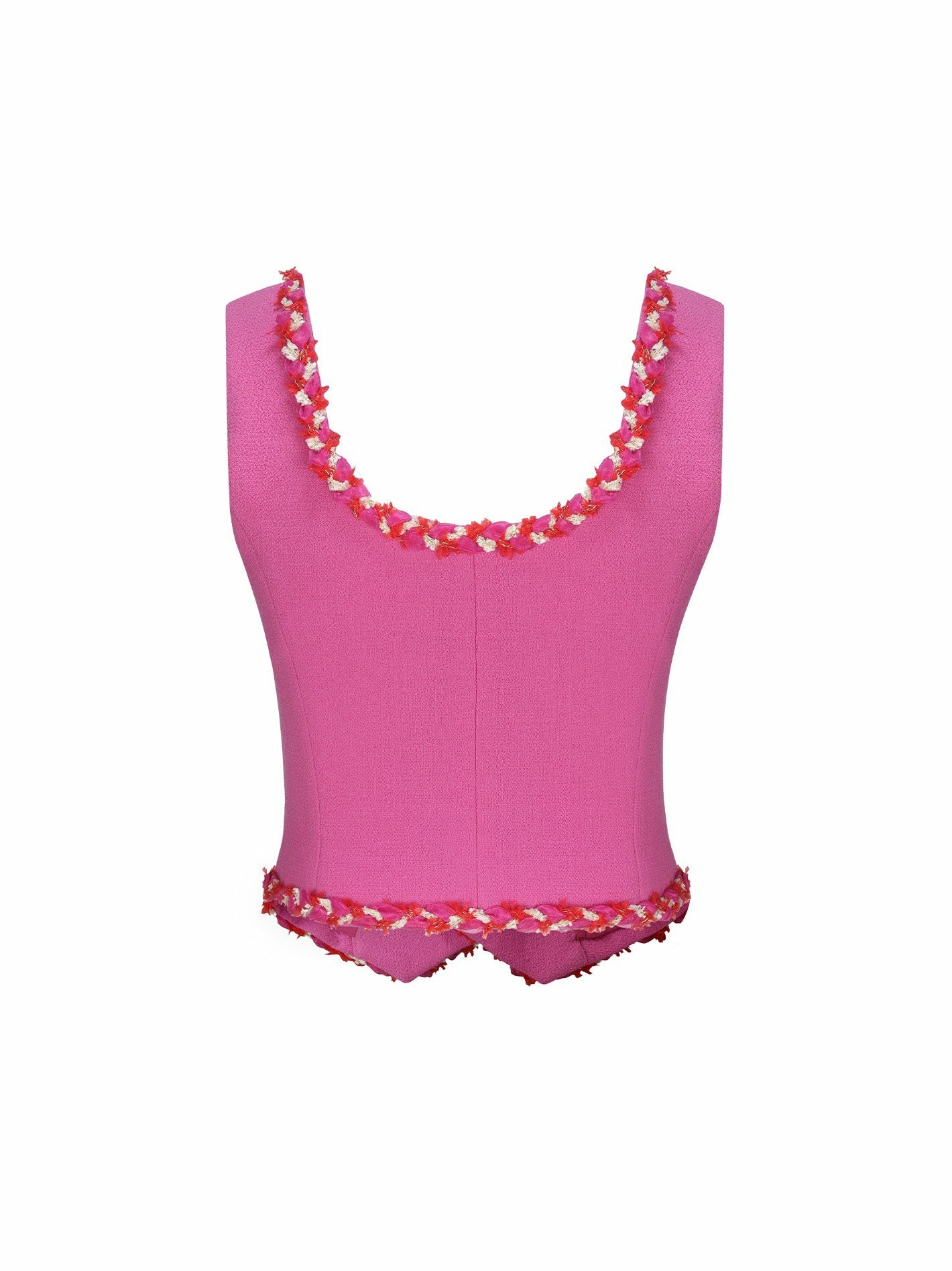 Nana Jacqueline Lisette Vest Top: Pink Vest Top for Tea Party Pink