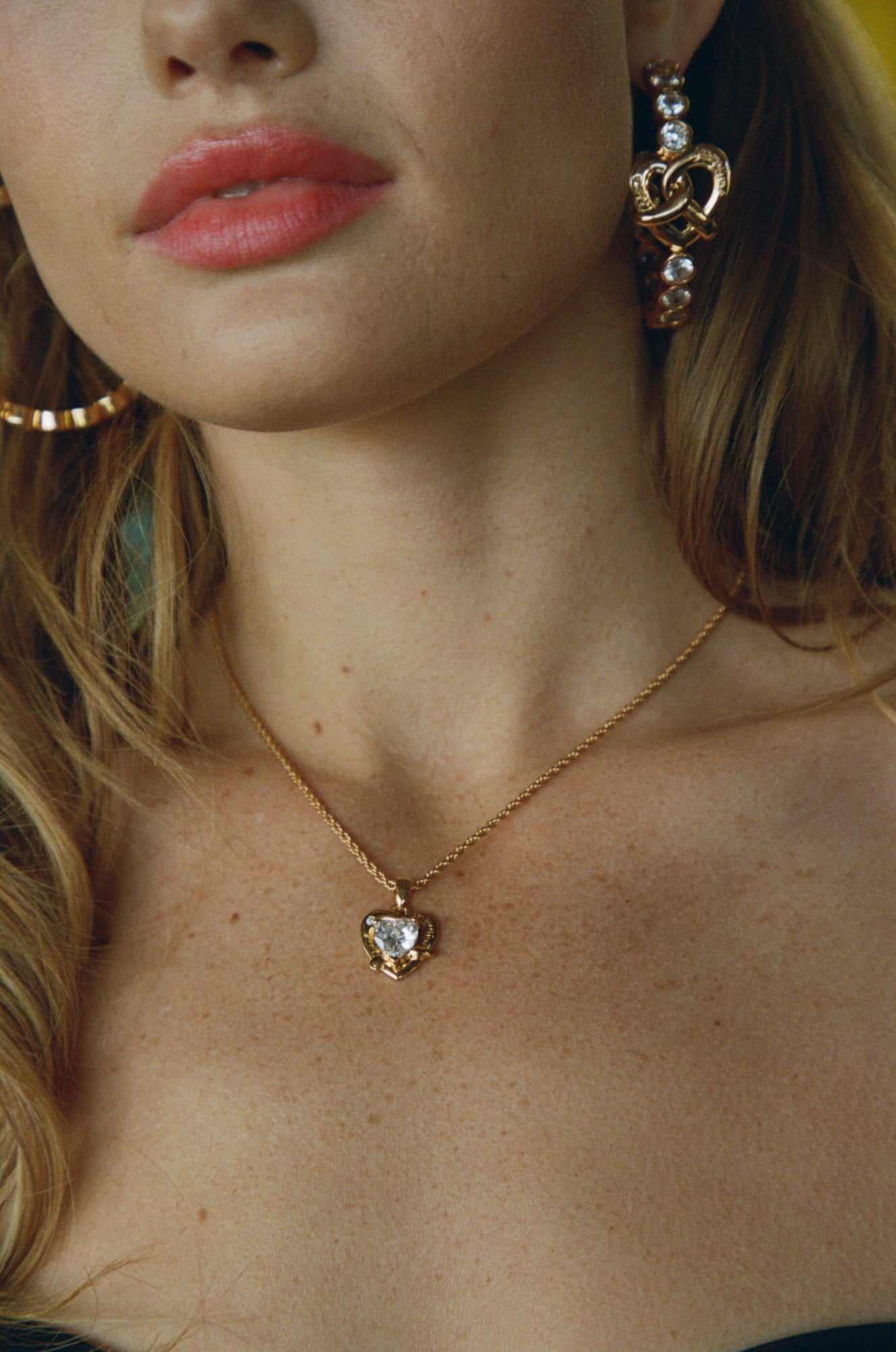 Nana Jacqueline Mirabel Necklace: White Necklace for Date Night White