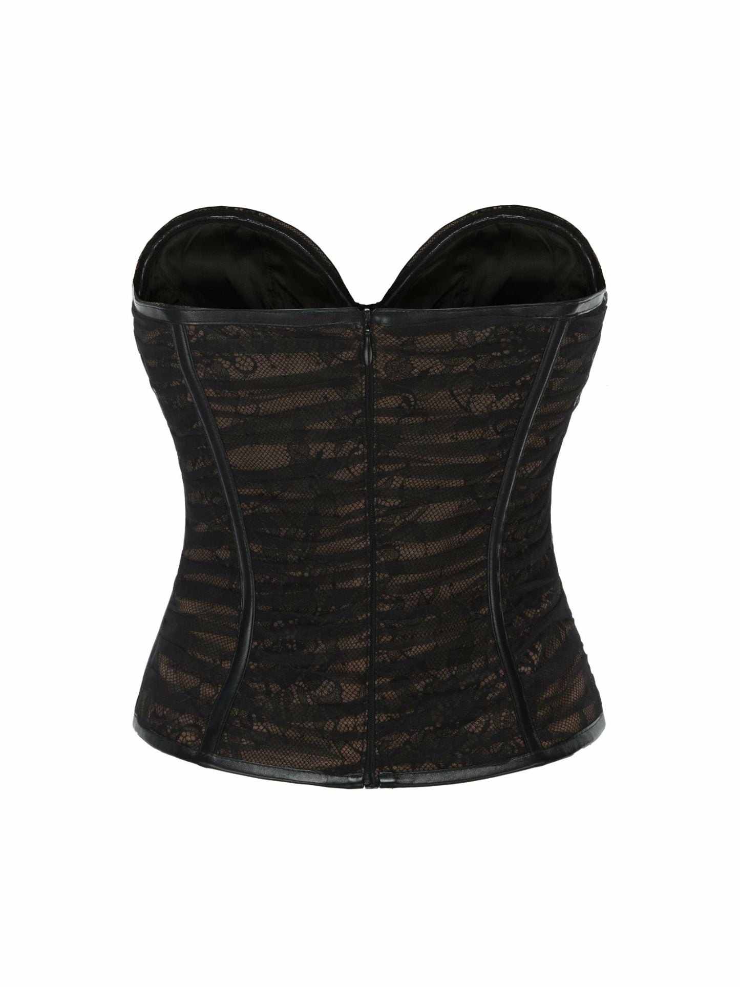Nana Jacqueline Cara Bustier Top: Black Bustier Top for Date Night Black