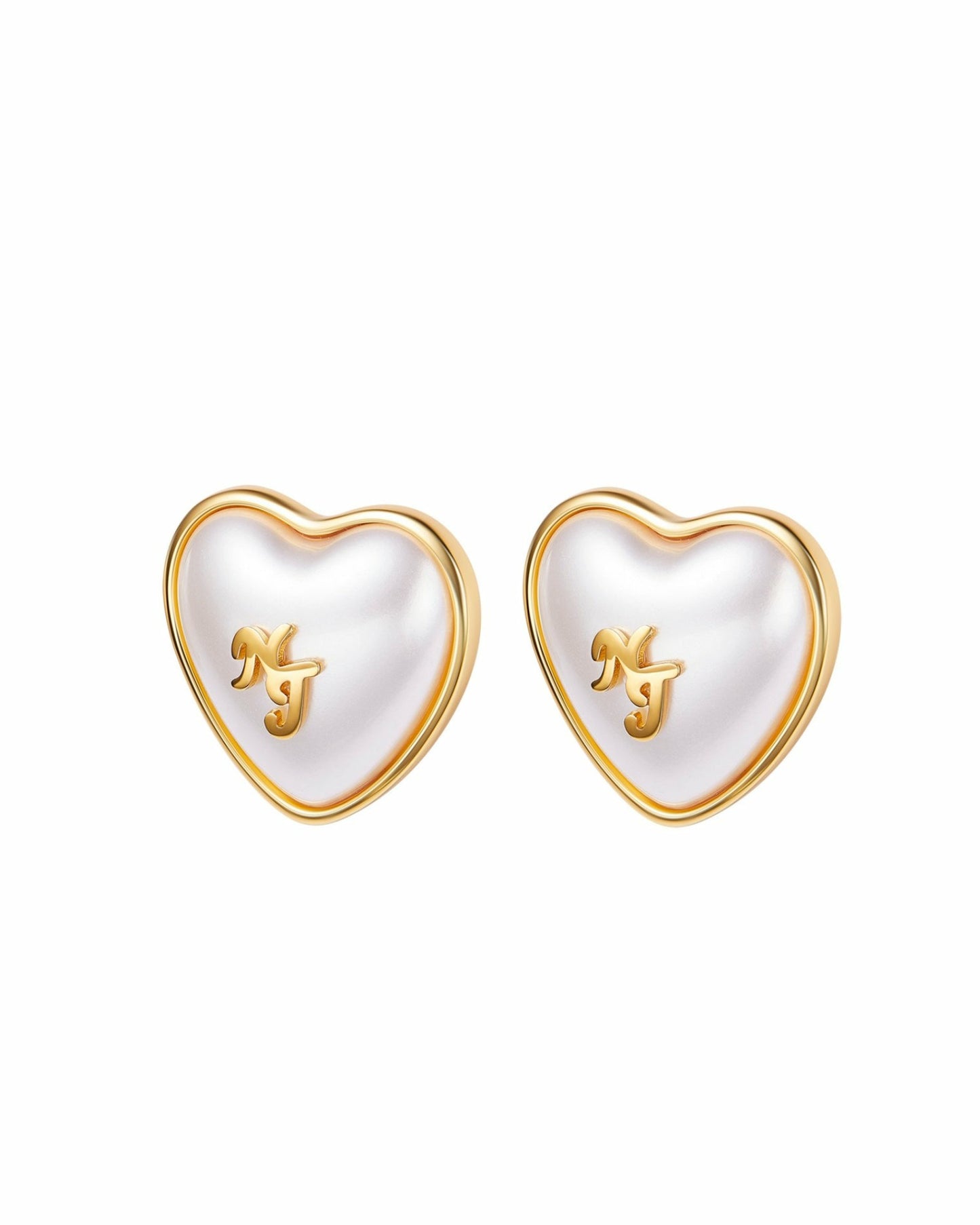 Nana Jacqueline Valencia Earrings: White Pearl Earrings for Bridal Shower White