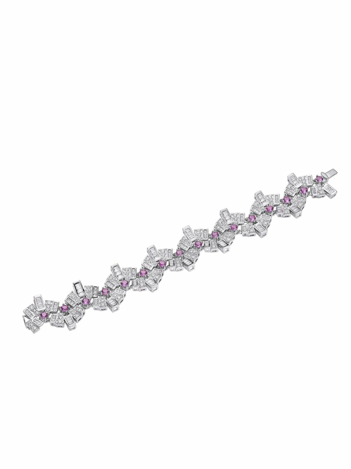 Nana Jacqueline Claira Bracelet: Pink Bracelet for Cocktail Party Pink
