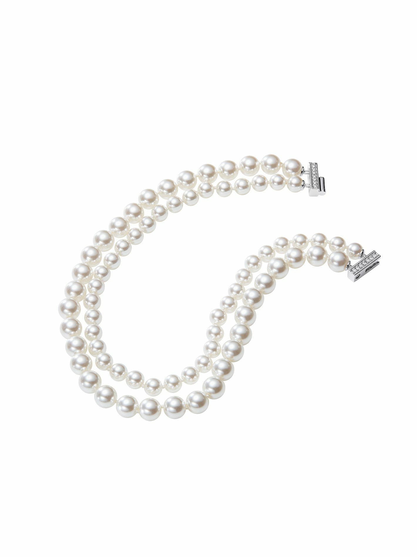 Nana Jacqueline Marisa Necklace: White Pearl Necklace for Bridal Shower White