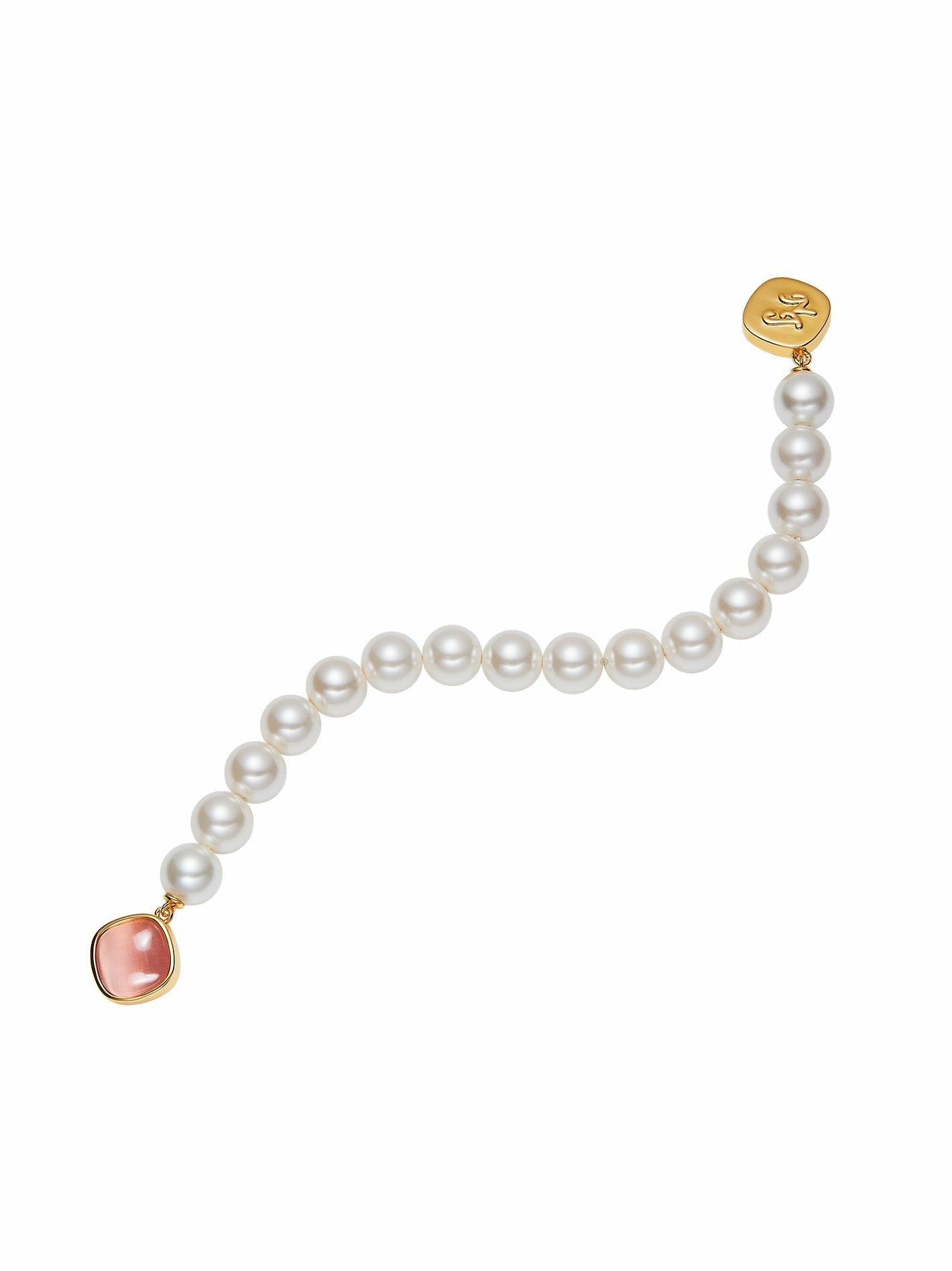 Nana Jacqueline Pearl Embrace: White Pink Jewelry Bundle for Mother's Day Gift Pink