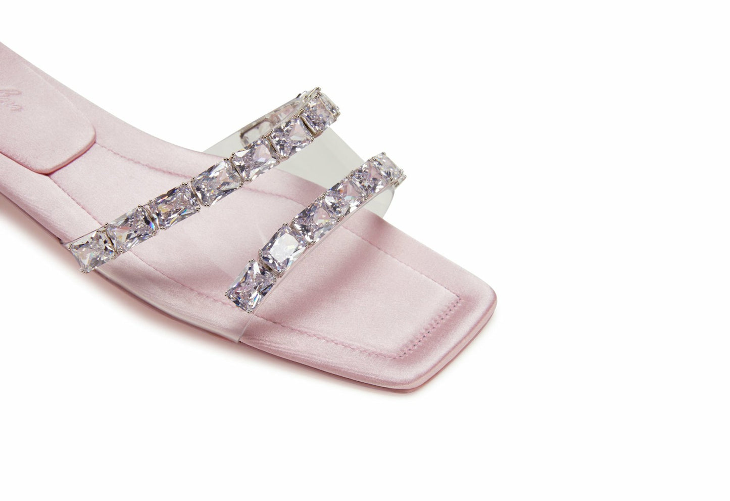 Nana Jacqueline Alexandra Diamond Sandals: Pink Sandals for Vacation Resort Pink