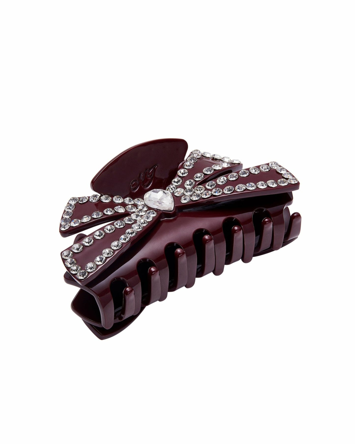 Nana Jacqueline Rosaline Hair Clip: Red Hair Clip for Holiday Party Red