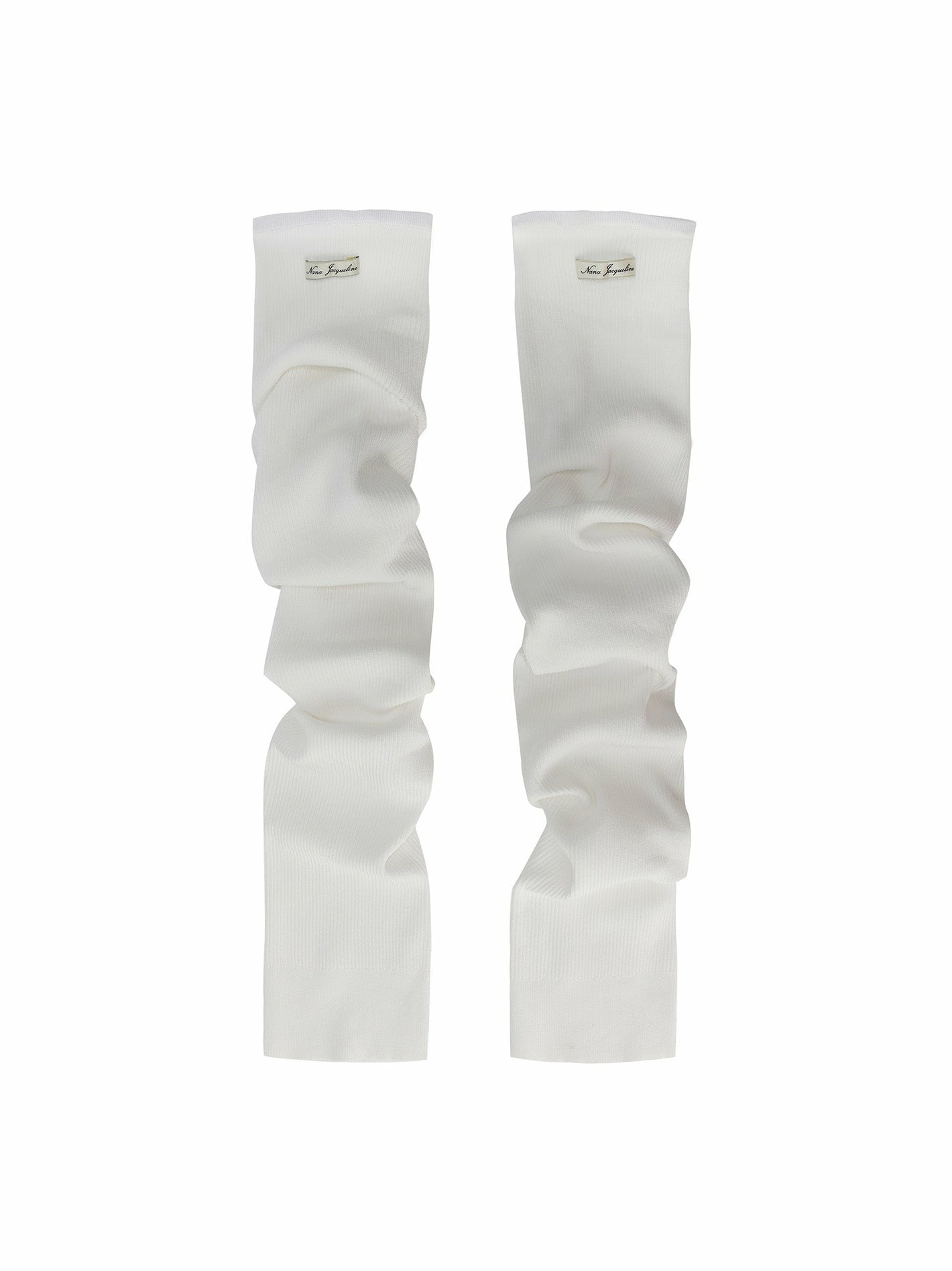 Nana Jacqueline Kendall Leg Warmers: White Leg Warmers for Dance Practice White