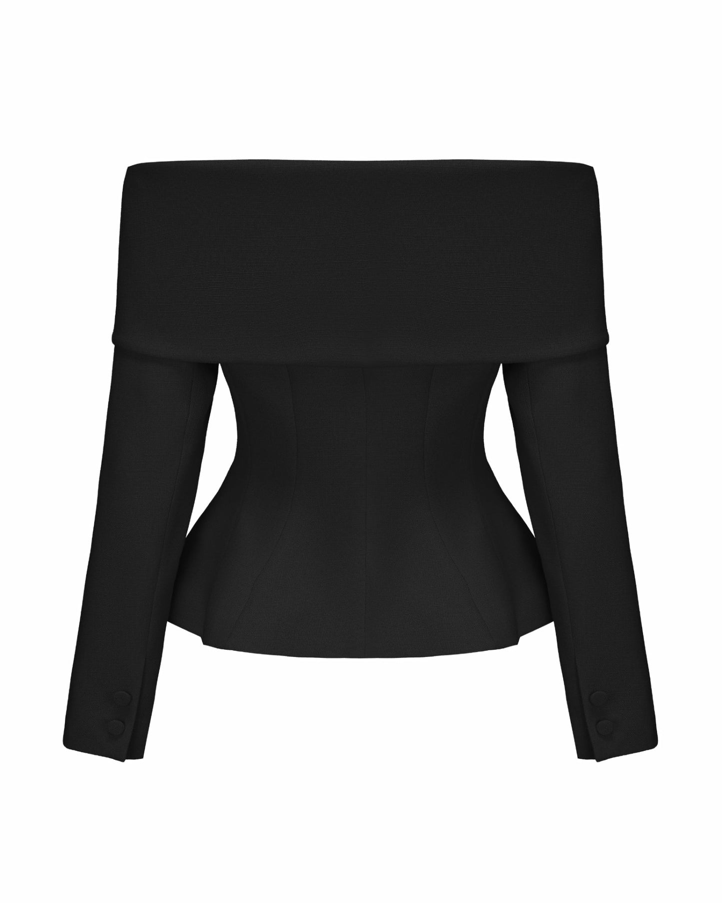 Nana Jacqueline Blaire Top: Black Top for Date Night Black