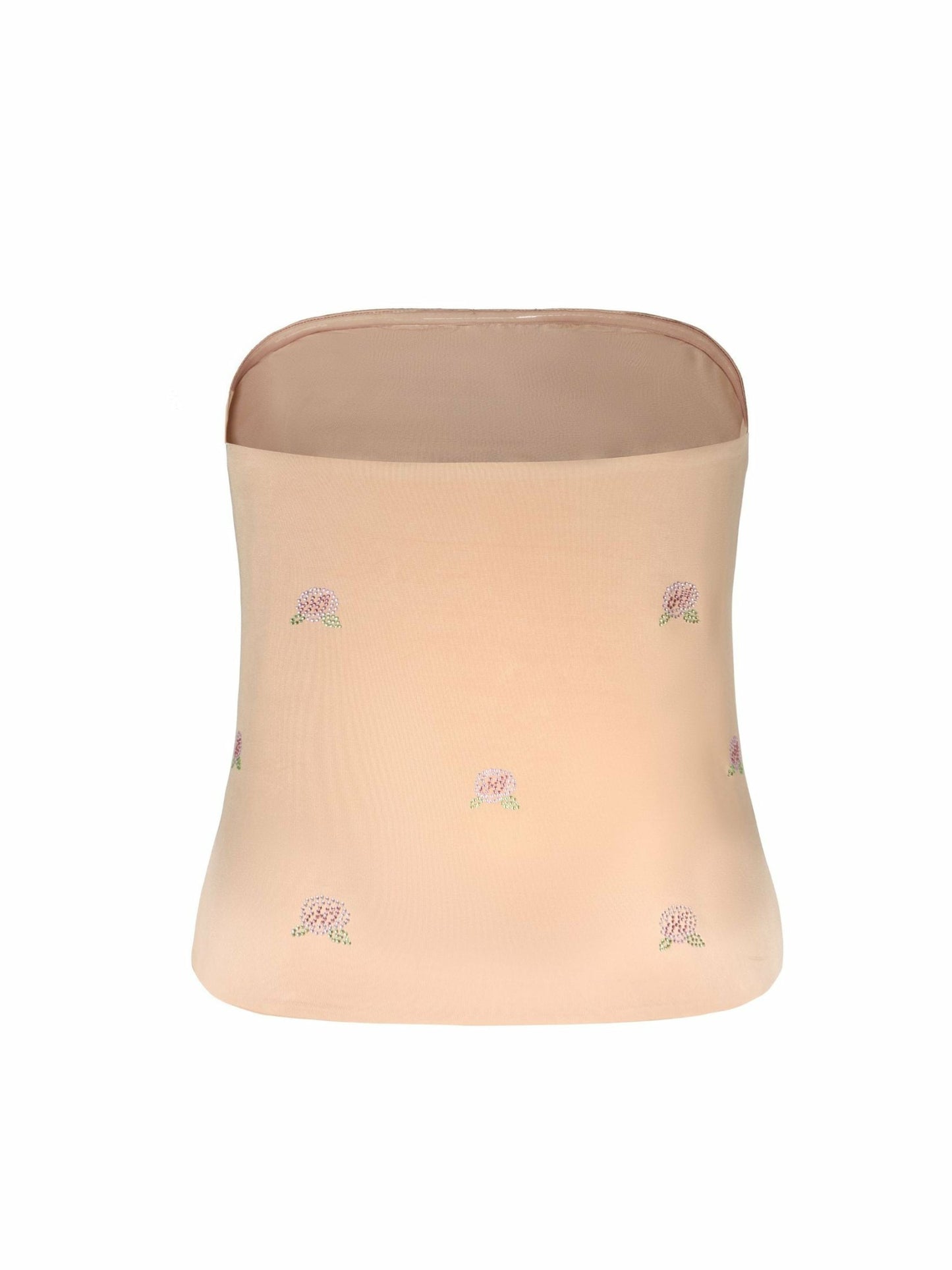 Nana Jacqueline Rosana Embroidered Top: Tan Top for Brunch Tan