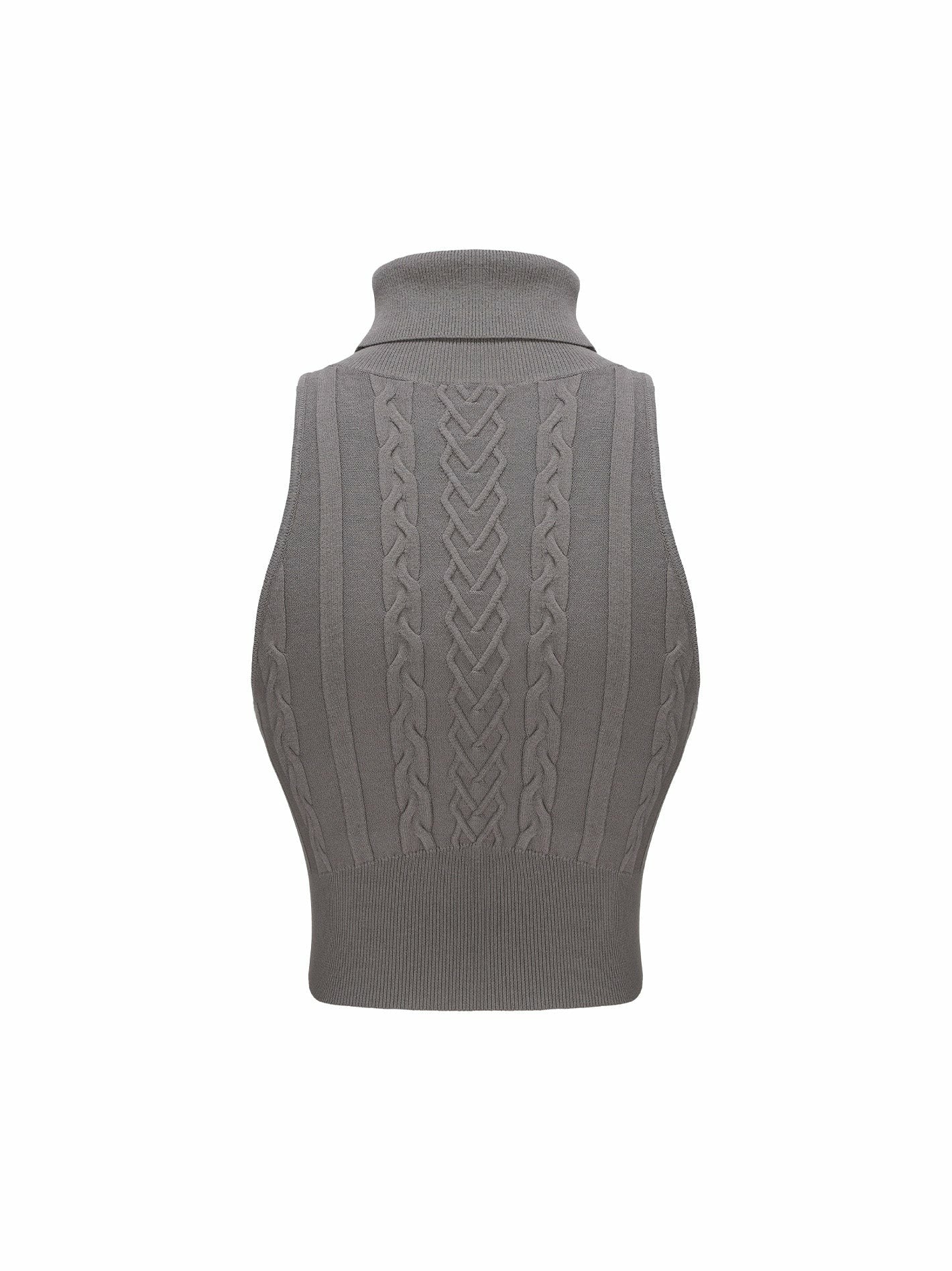 Nana Jacqueline Morgan Top: Grey Knit Top for Brunch Grey