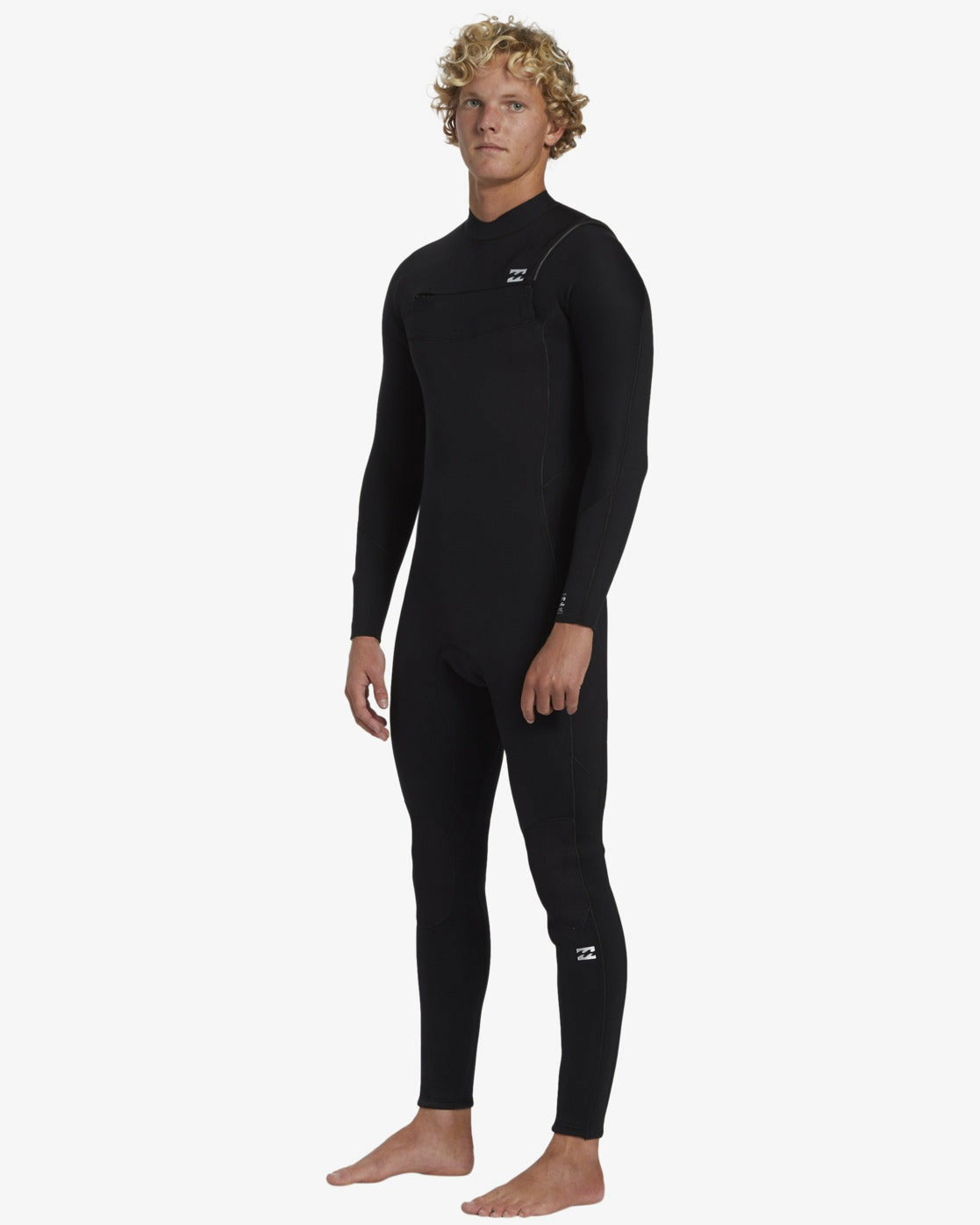 Billabong 3/2mm Foil GBS Chest Zip Wetsuit - Black