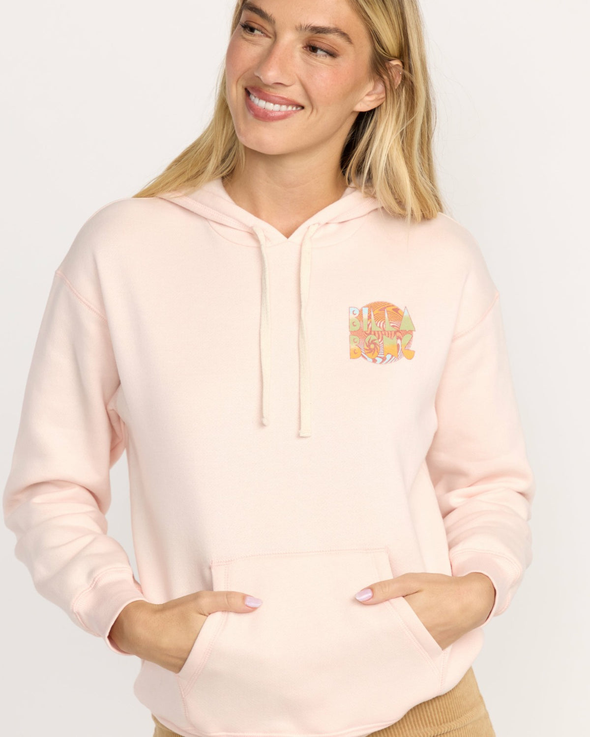 Billabong All Good In Summer Hoodie - Light Peach