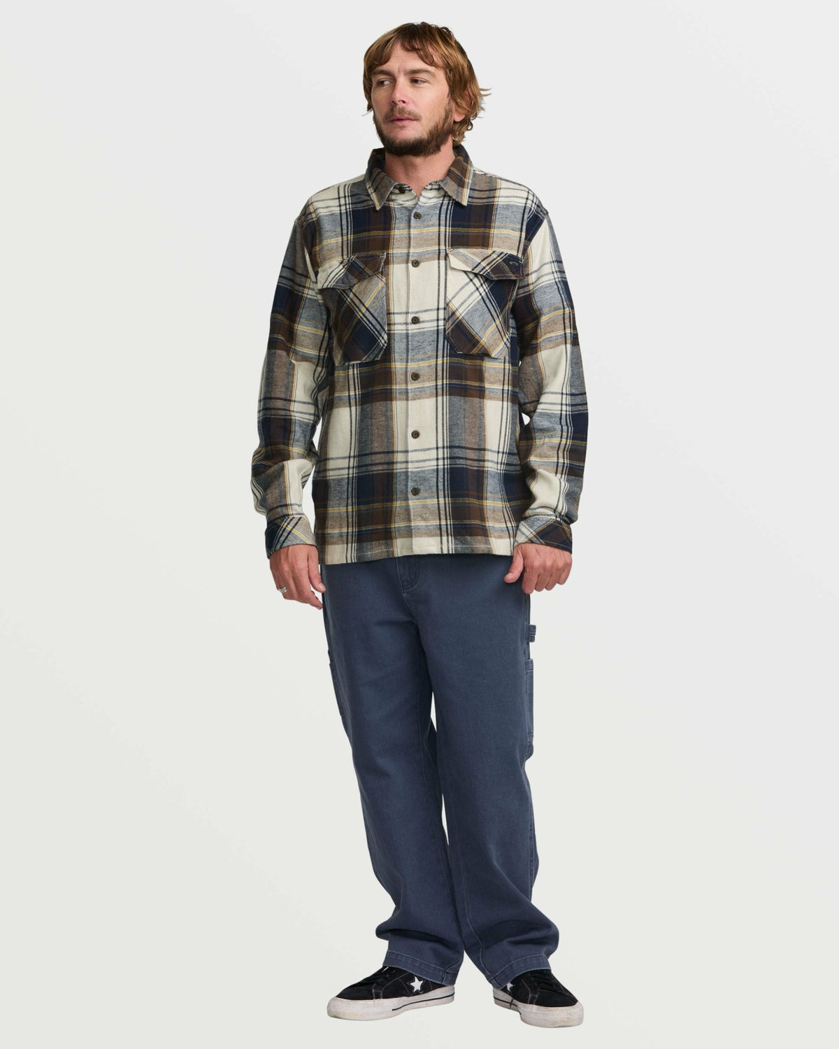 Billabong Bad Dog Flannel Shirt - Silver