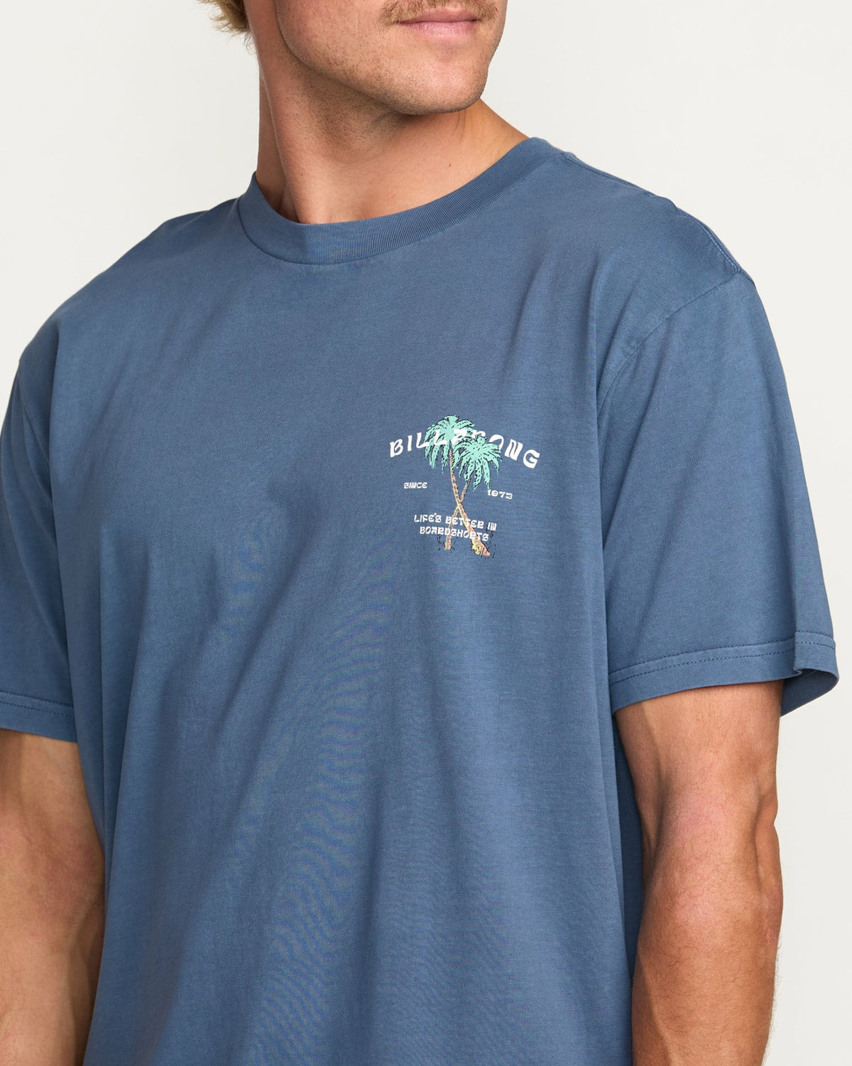 Billabong Better Premium Wave Wash Tee - Deep Blue