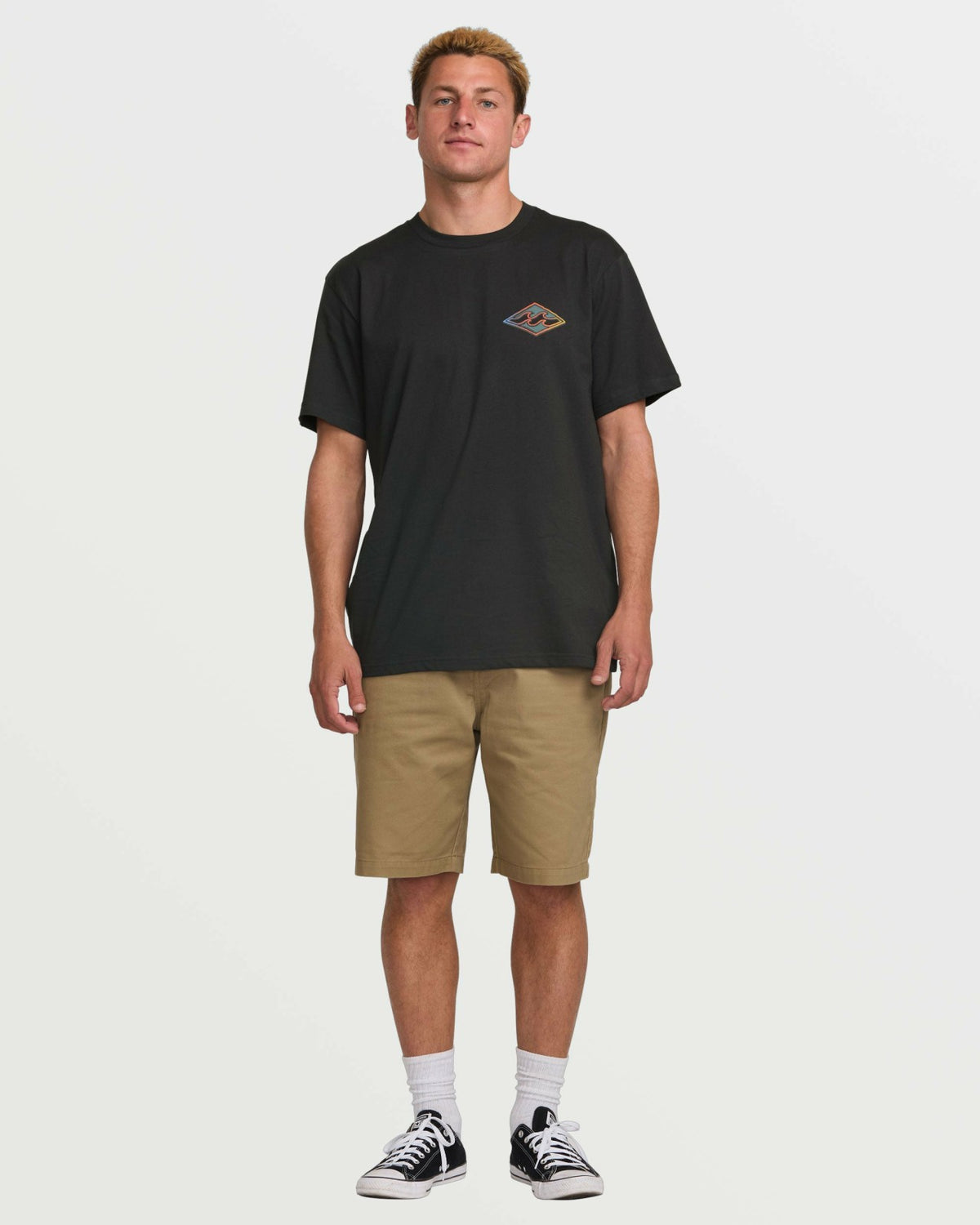 Billabong Crayon Wave Premium Tee - Dark Navy