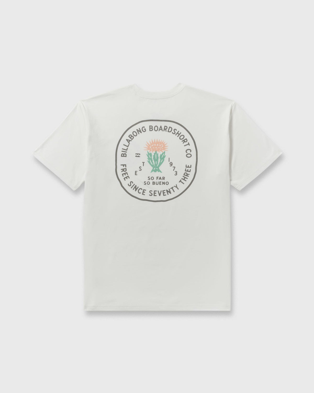 Billabong Desert Flower Regular Short Sleeve T-Shirt - Off White