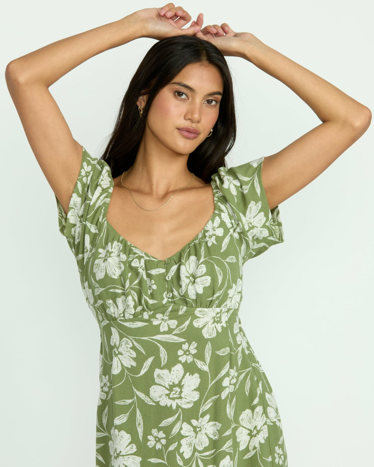 Billabong Fall For You Dress - Ranger Green
